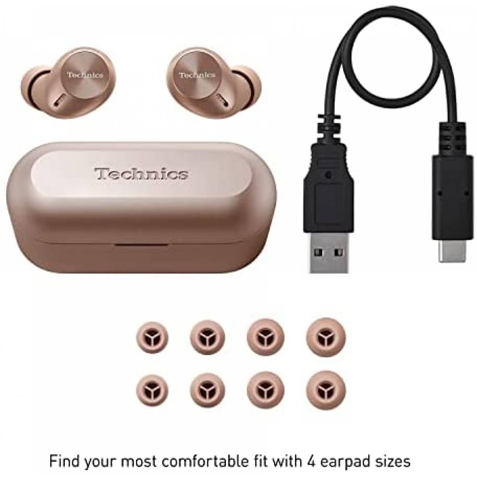 Audifonos Technics Inalambricos Bluetooth Sonido Nitido