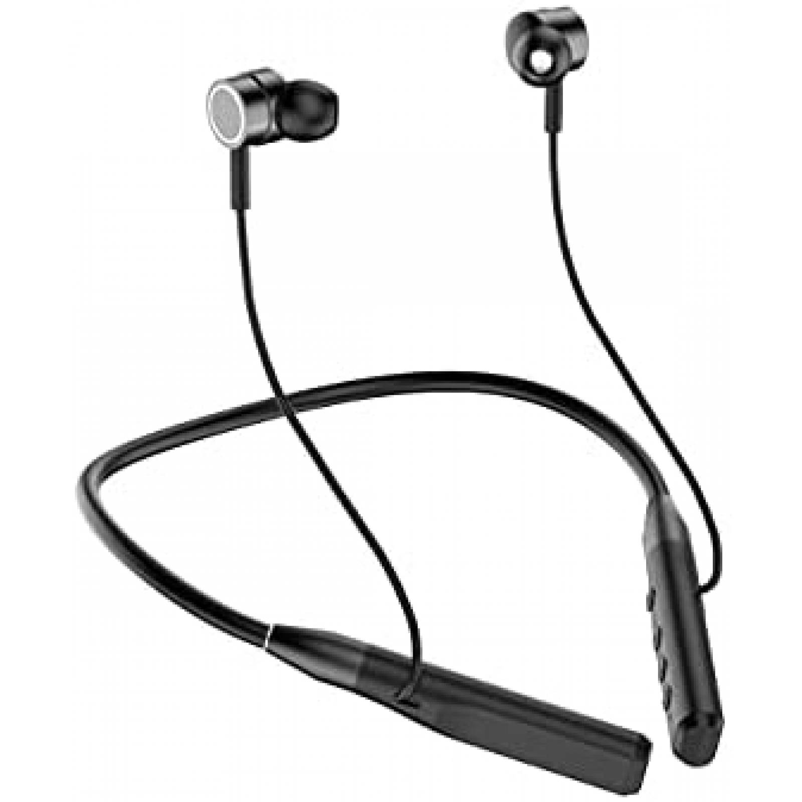 Auriculares TOP Bluetooth con banda para el cuello -Negro