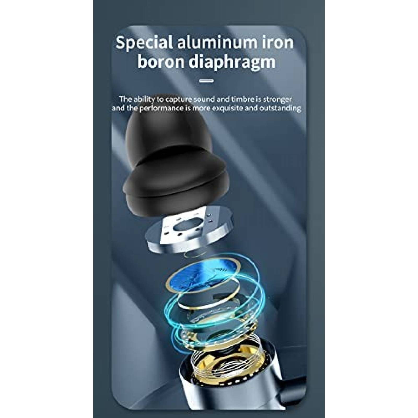 Auriculares TOP Bluetooth con banda para el cuello -Negro