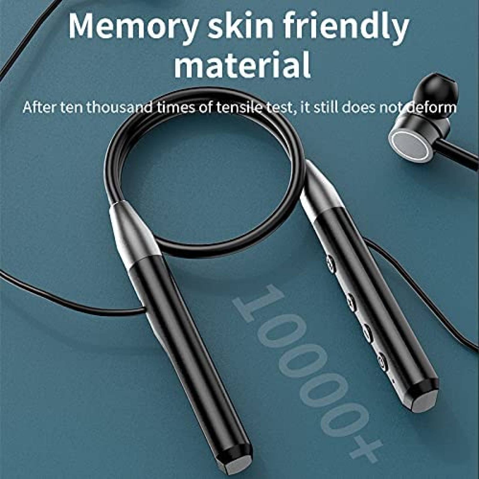 Auriculares TOP Bluetooth con banda para el cuello -Negro