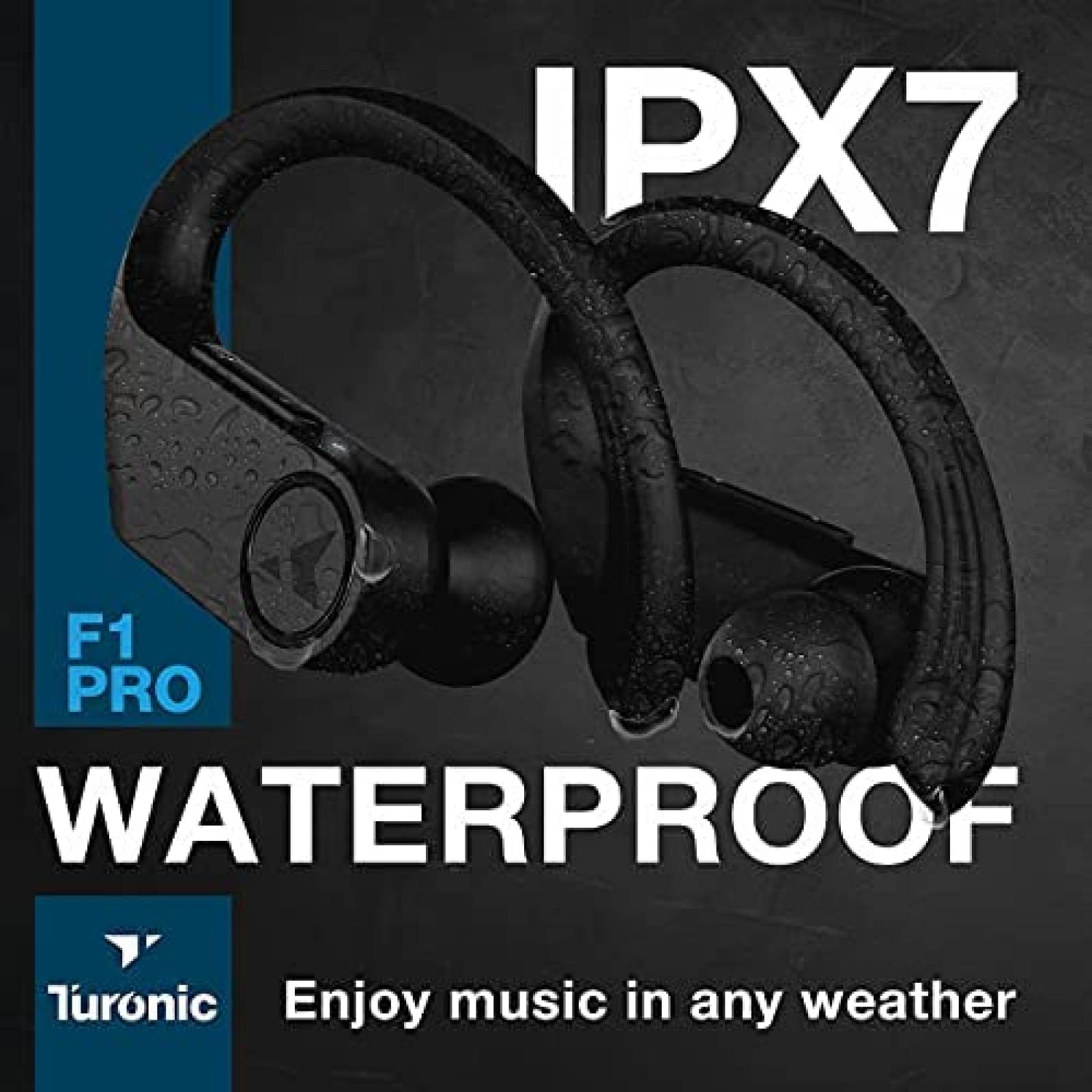 Audifonos Inalambricos Turonic F1 Pro Resistentes al Agua