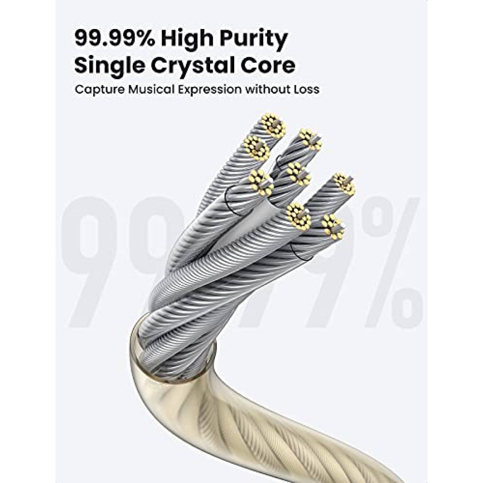 Cable de Reemplazo UGREEN Entrada 4.4MM para Audifonos