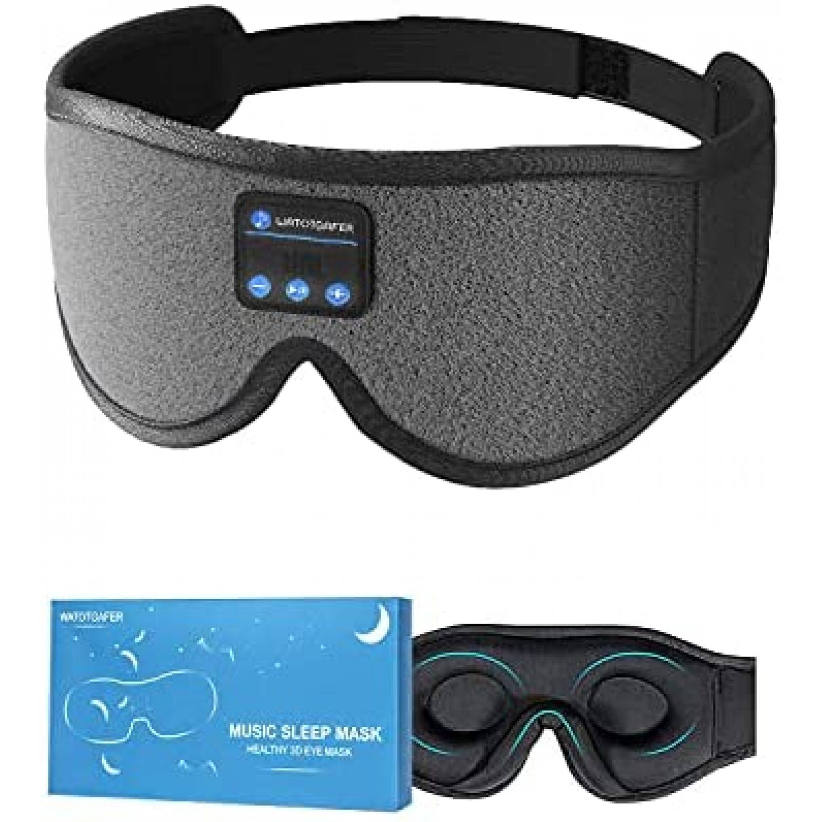 Gafas para Dormir WATOTGAFER con Bluetooth 5.0 -Gris