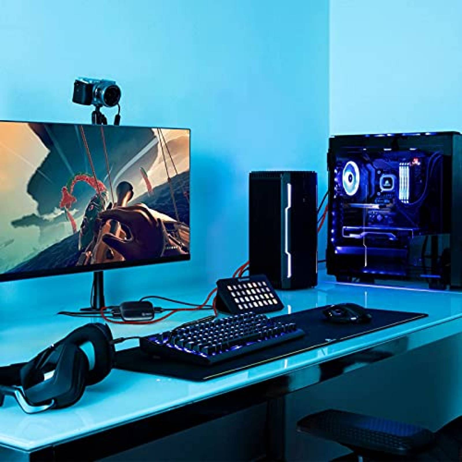 Cable aux macho a hembra Weishan HD60 S 6.6ft de nylon -Rojo