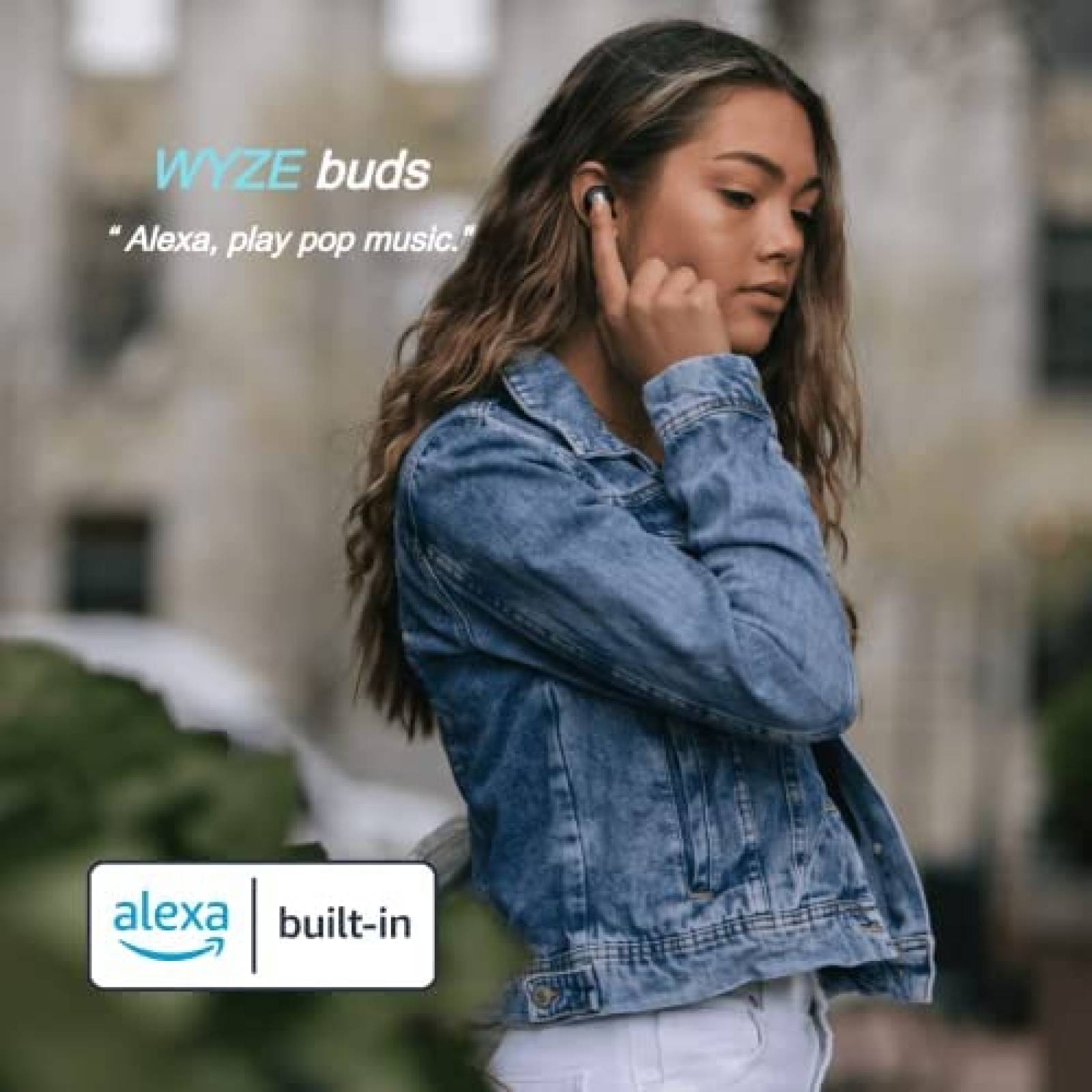 Audifonos inalambricos WYZE contra agua IPX7 -Negro