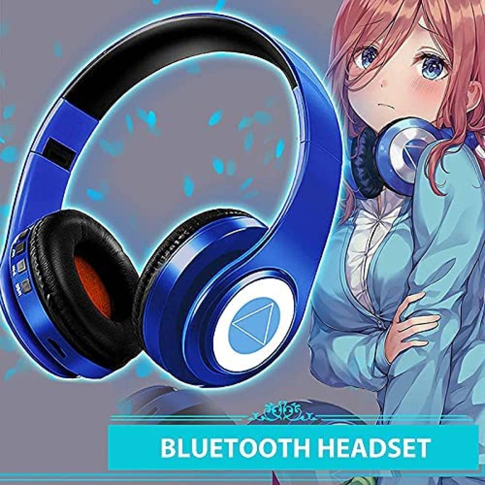 Audifonos Inalambricos YTDTKJ Miku Nakano Plegables -Azul