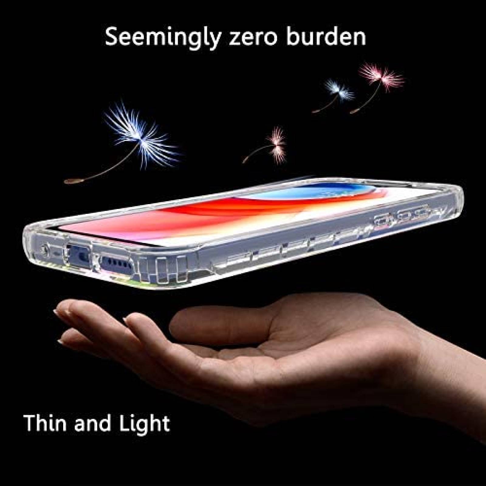 Funda AMPURSQ Compatible Con Moto G Play 2021+Protector