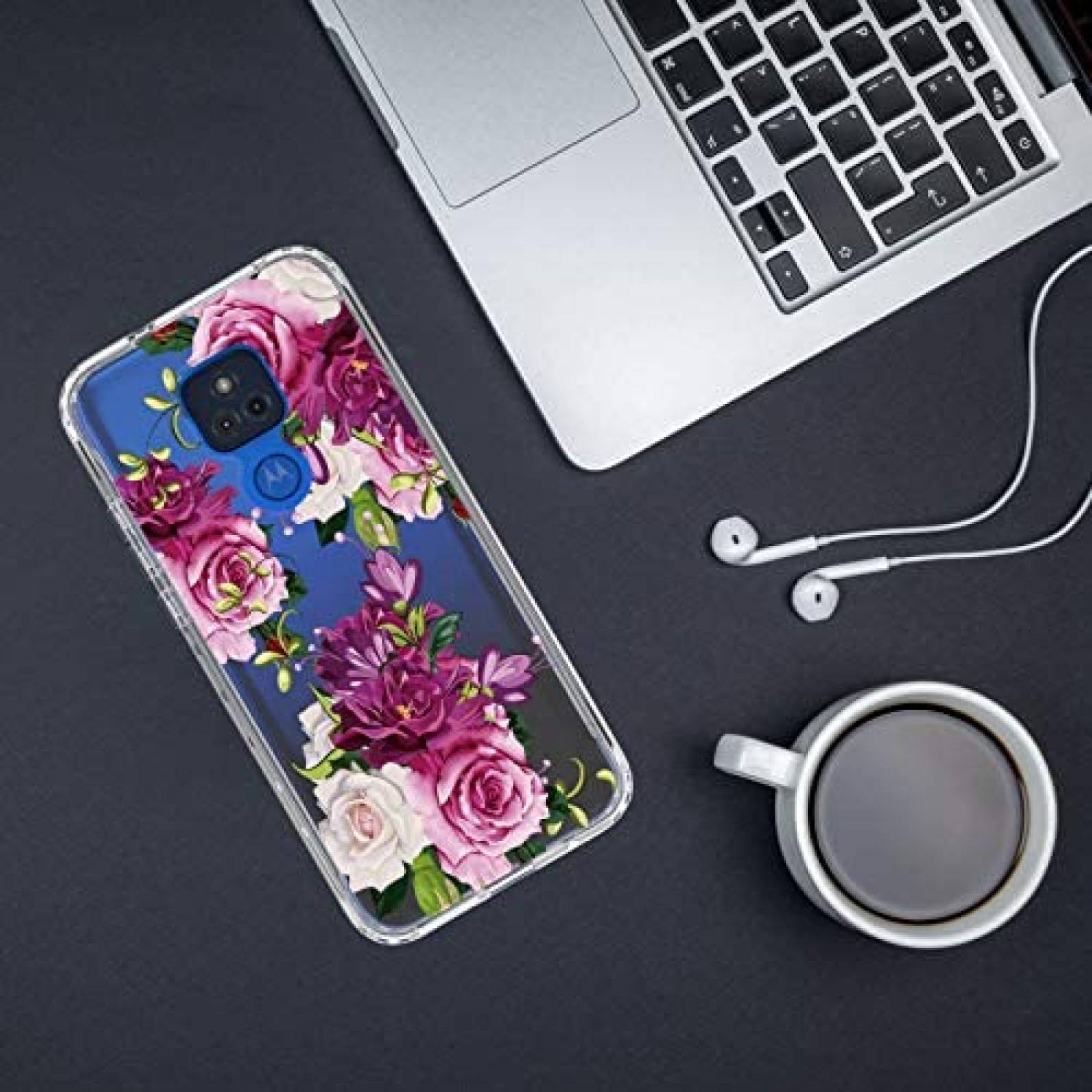 Funda AMPURSQ Compatible Con Moto G Play 2021+Protector