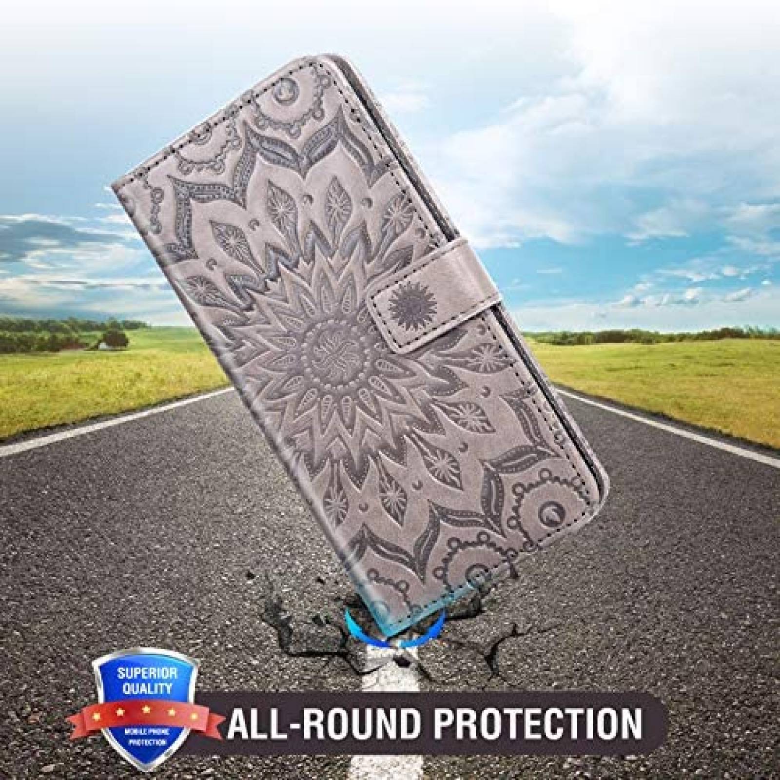Paquete Funda Flip para Celular Asuwish Samsung Galaxy A10S