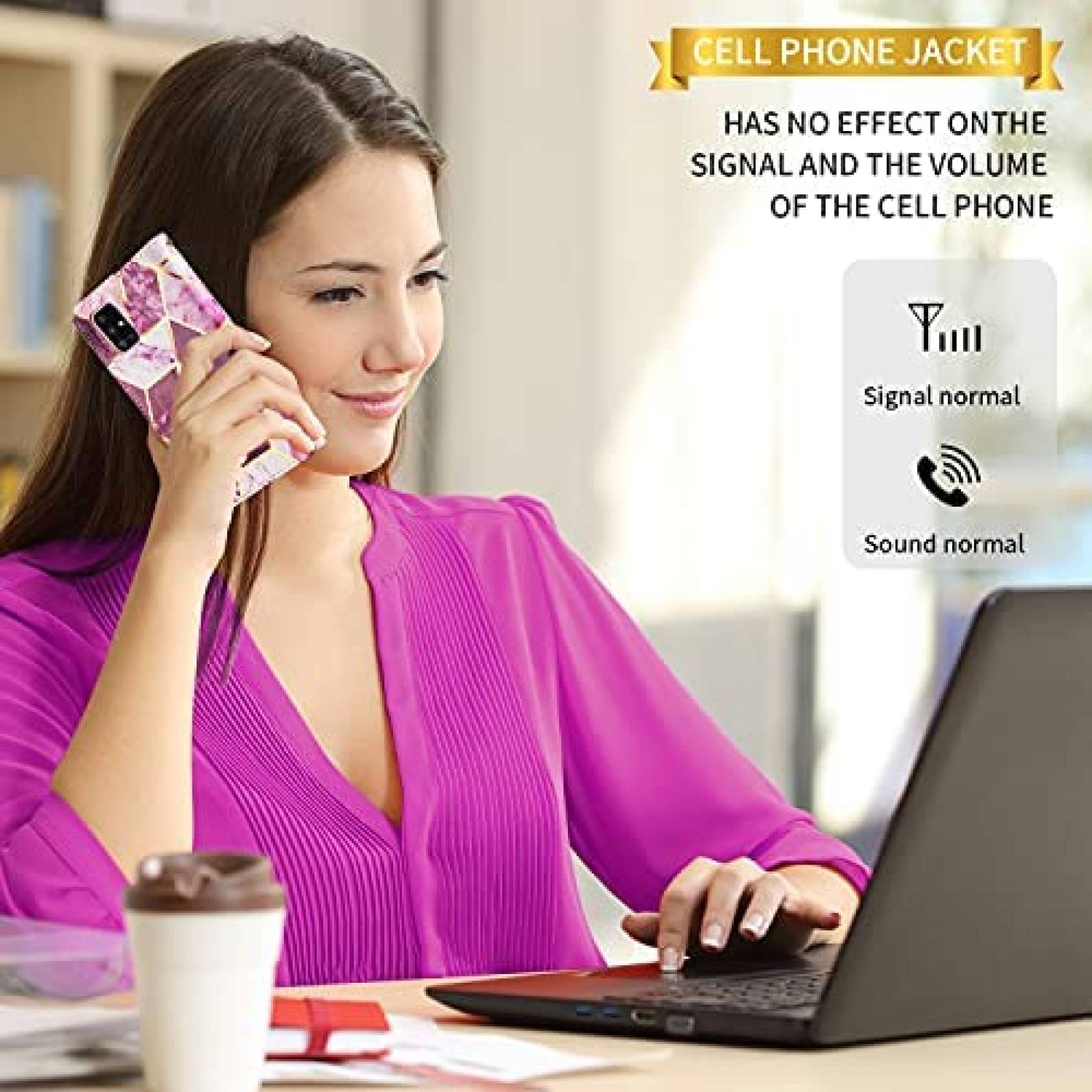 Funda con Tarjetero Asuwish para Samsung Galaxy A31 -Rosa