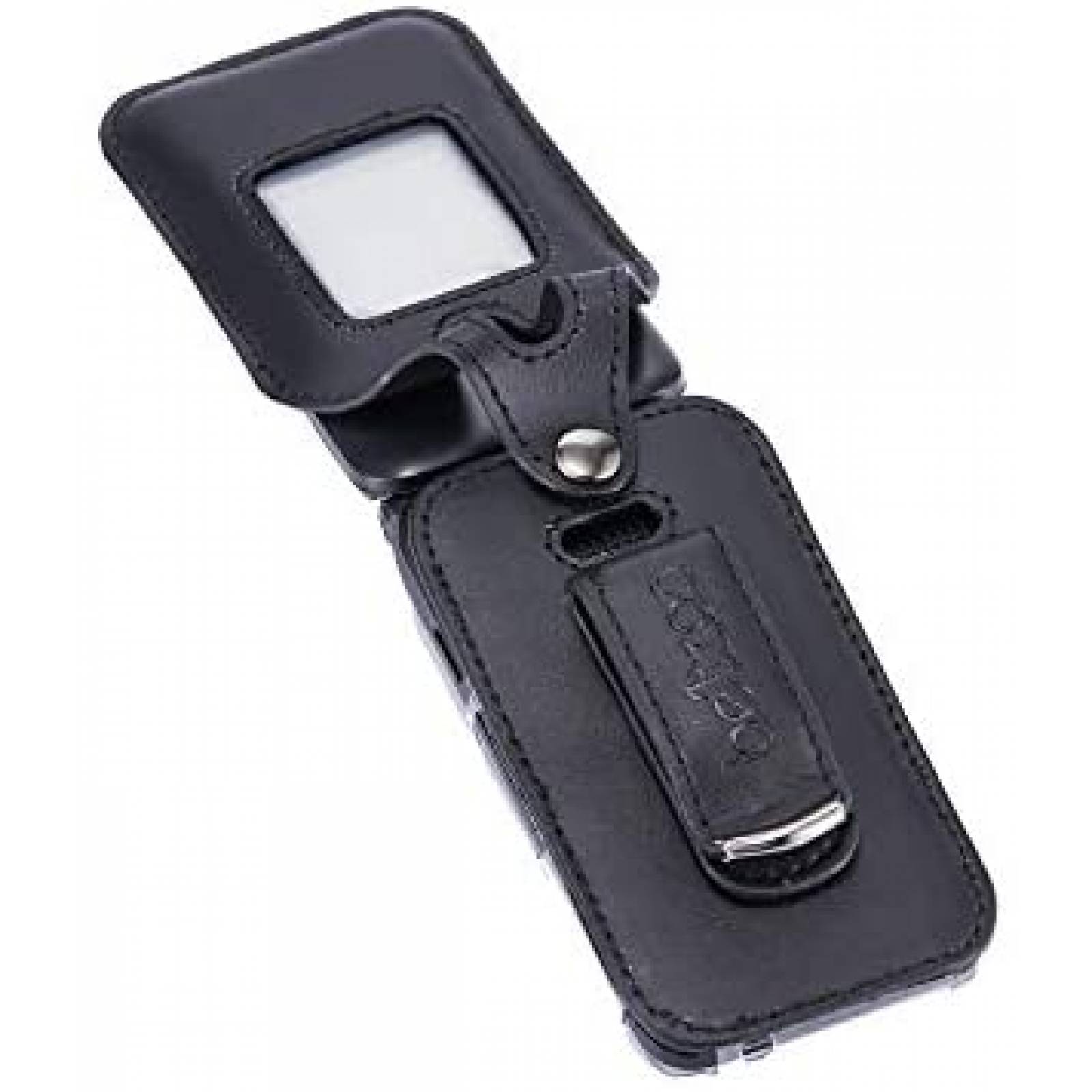 Funda Celular BELTRON Cricket Debut Flip Cuero Clip -Negro