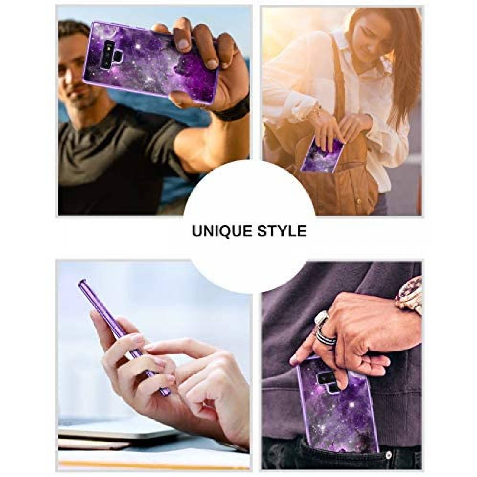 Funda Basica BENTOBEN para Samsung Galaxy Note 9 -Morado