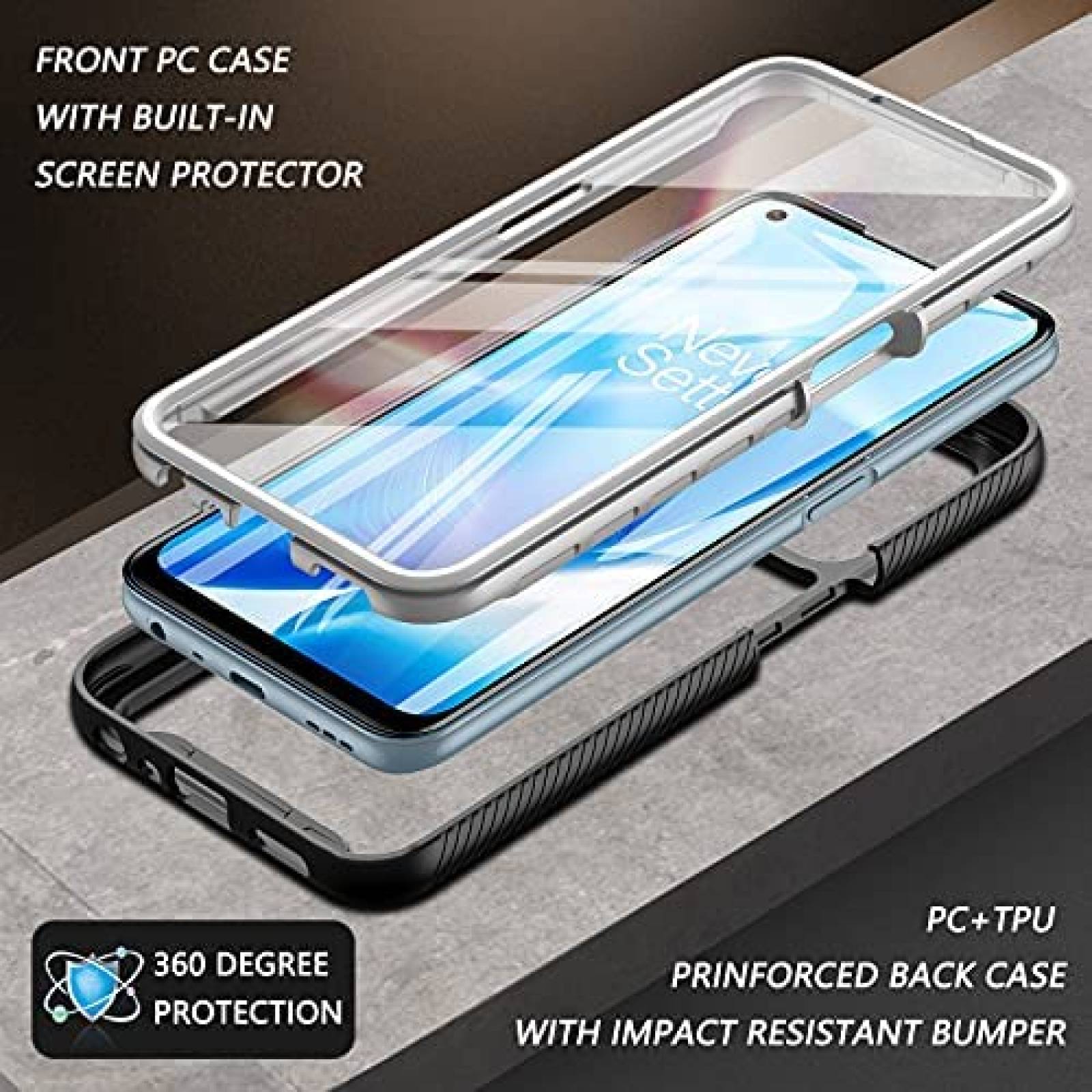 Funda BESINPO para Oneplus Nord N200 5g -Transparente