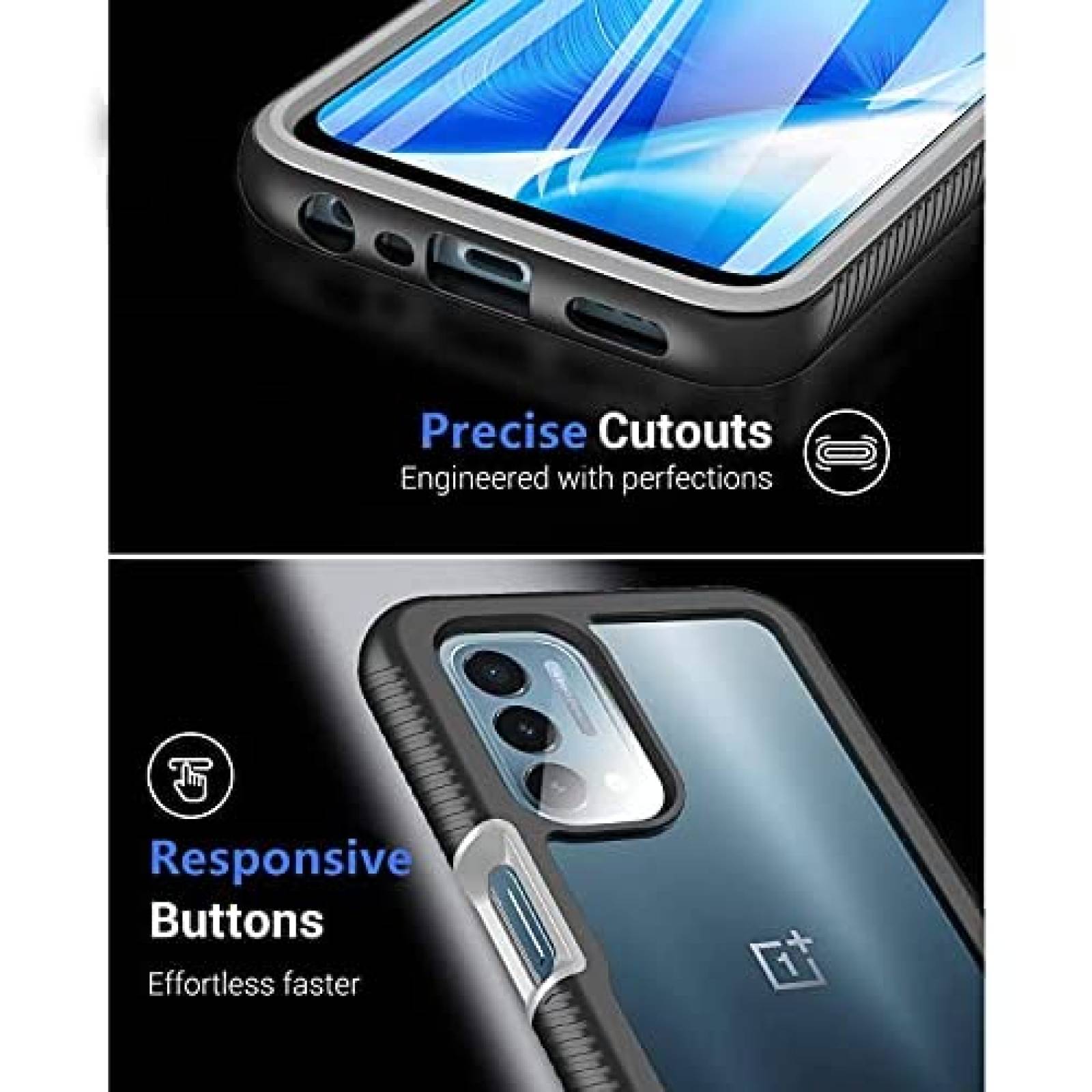 Funda BESINPO para Oneplus Nord N200 5g -Transparente