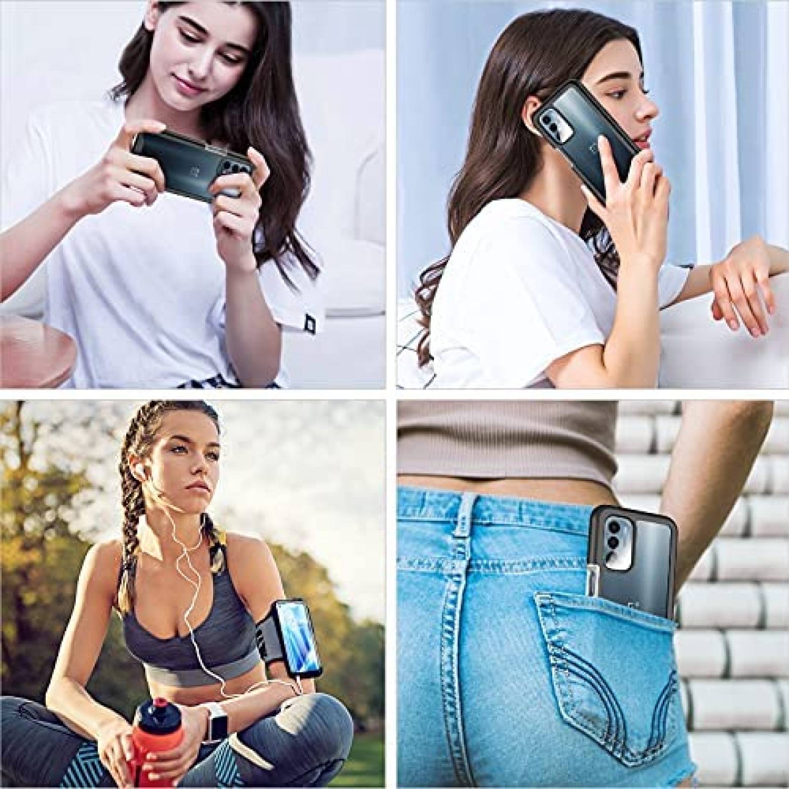 Funda BESINPO para Oneplus Nord N200 5g -Transparente