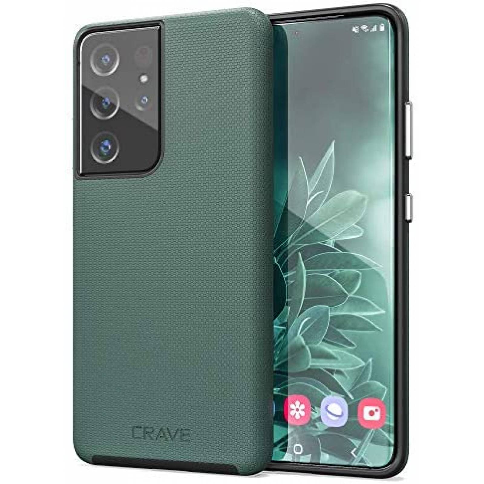Funda para Galaxy S21 Ultra Crave Dual Guard 6.8" -Verde