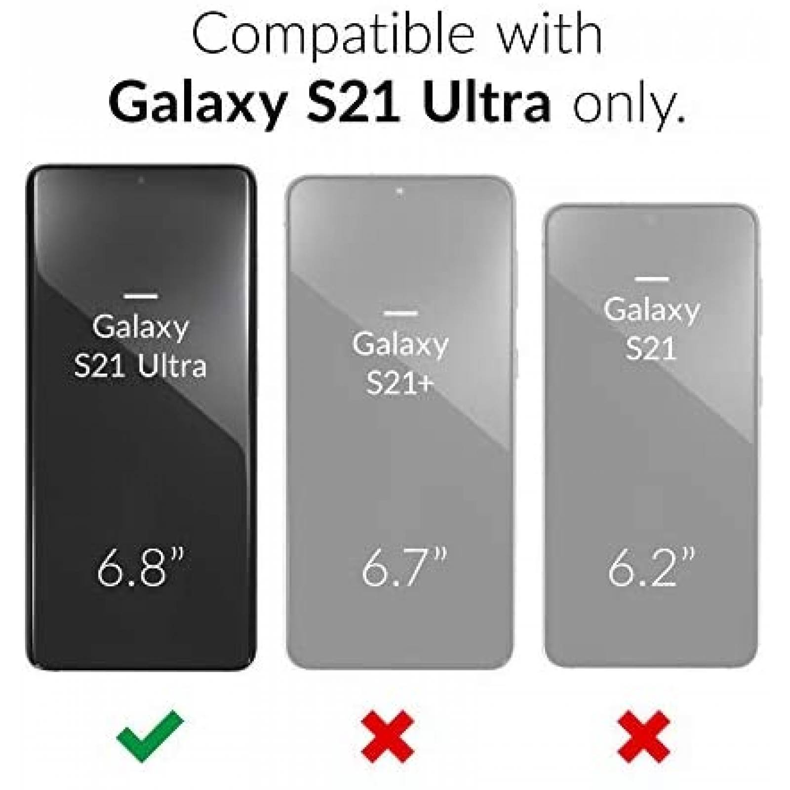 Funda para Galaxy S21 Ultra Crave Dual Guard 6.8" -Verde