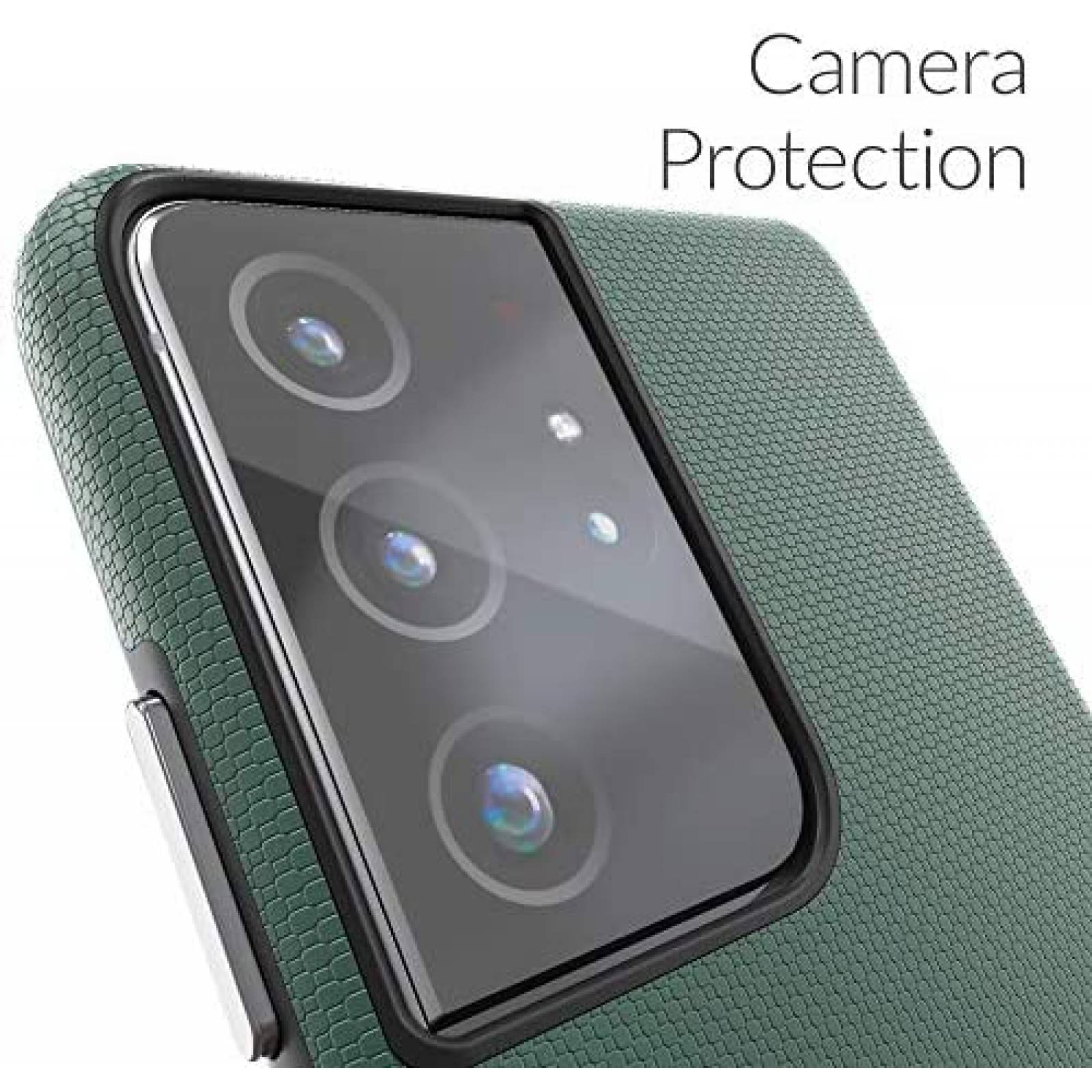 Funda para Galaxy S21 Ultra Crave Dual Guard 6.8" -Verde