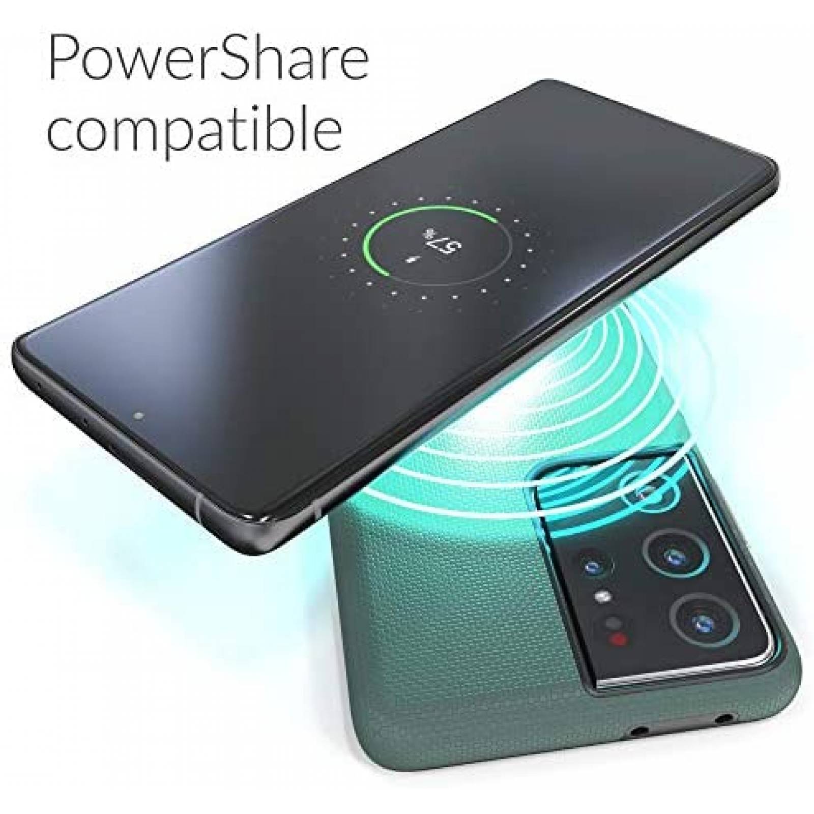 Funda para Galaxy S21 Ultra Crave Dual Guard 6.8" -Verde