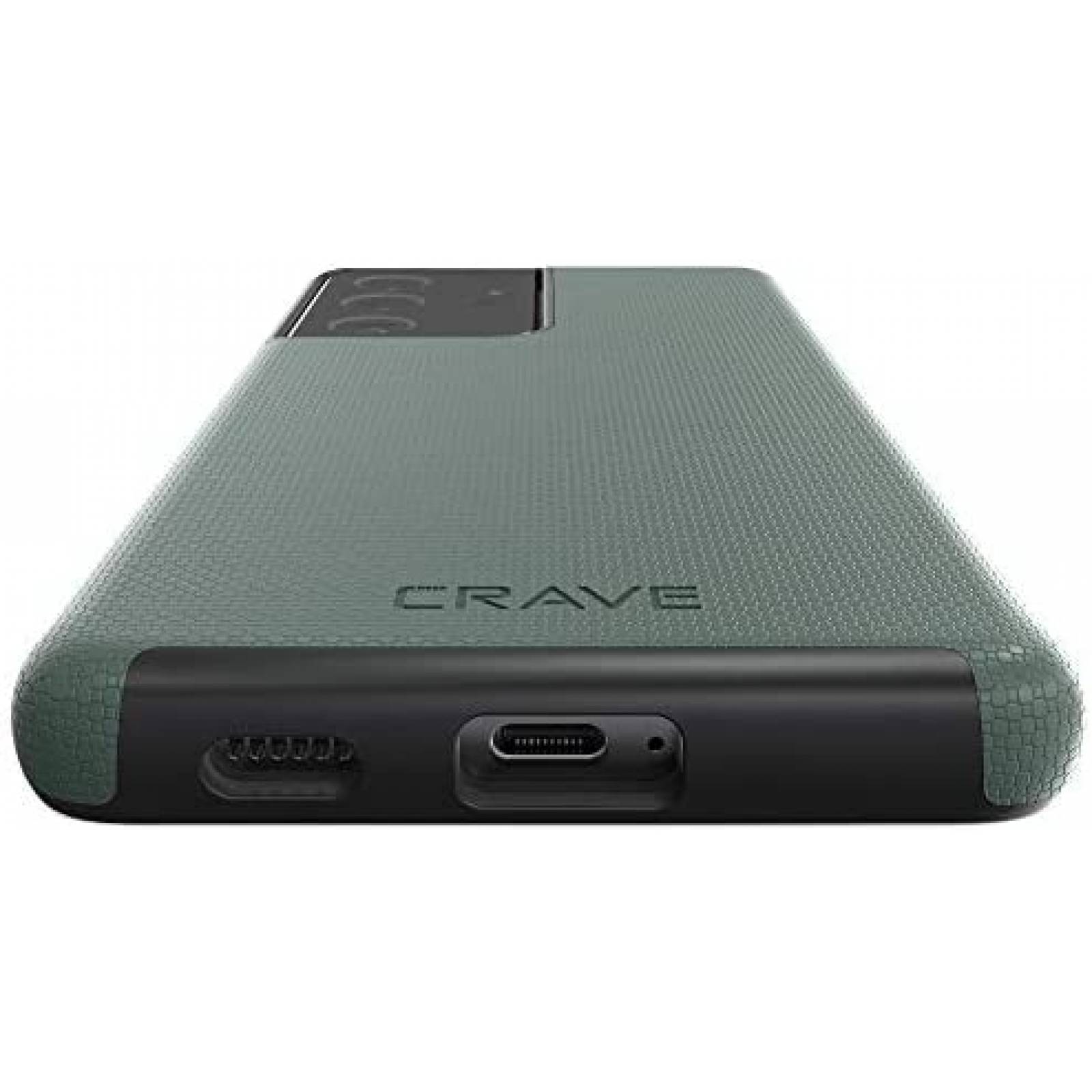 Funda para Galaxy S21 Ultra Crave Dual Guard 6.8" -Verde