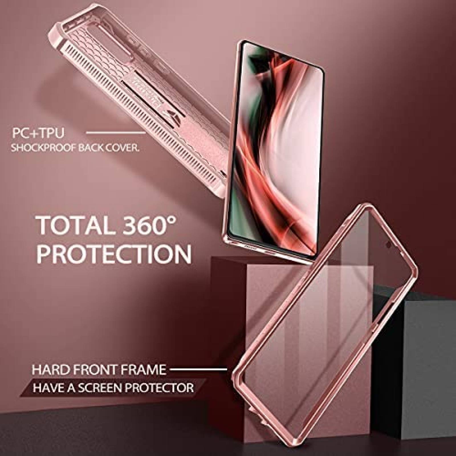 Funda Basica Dexnor para Samsung Galaxy Note 20 5G -Rosa