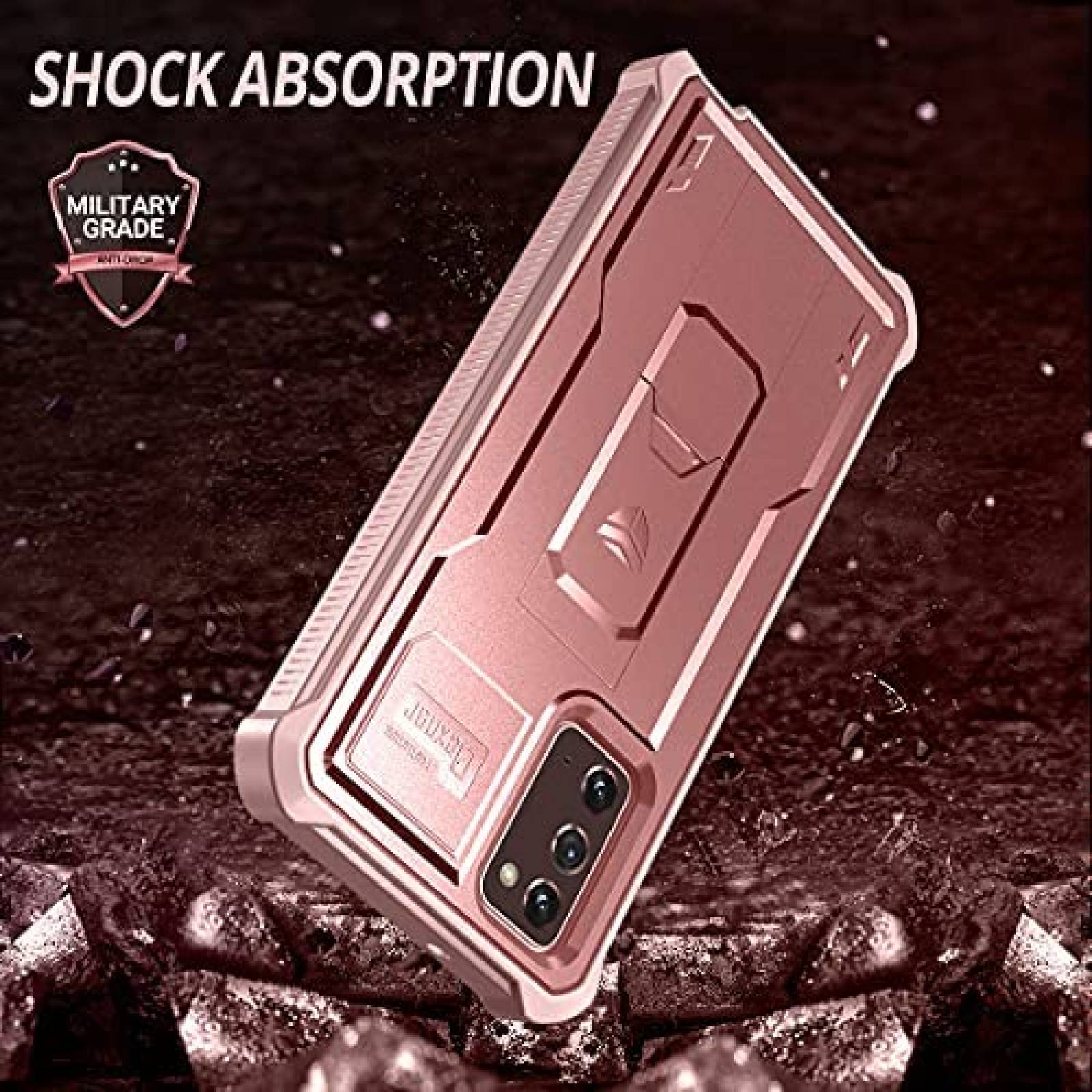 Funda Basica Dexnor para Samsung Galaxy Note 20 5G -Rosa
