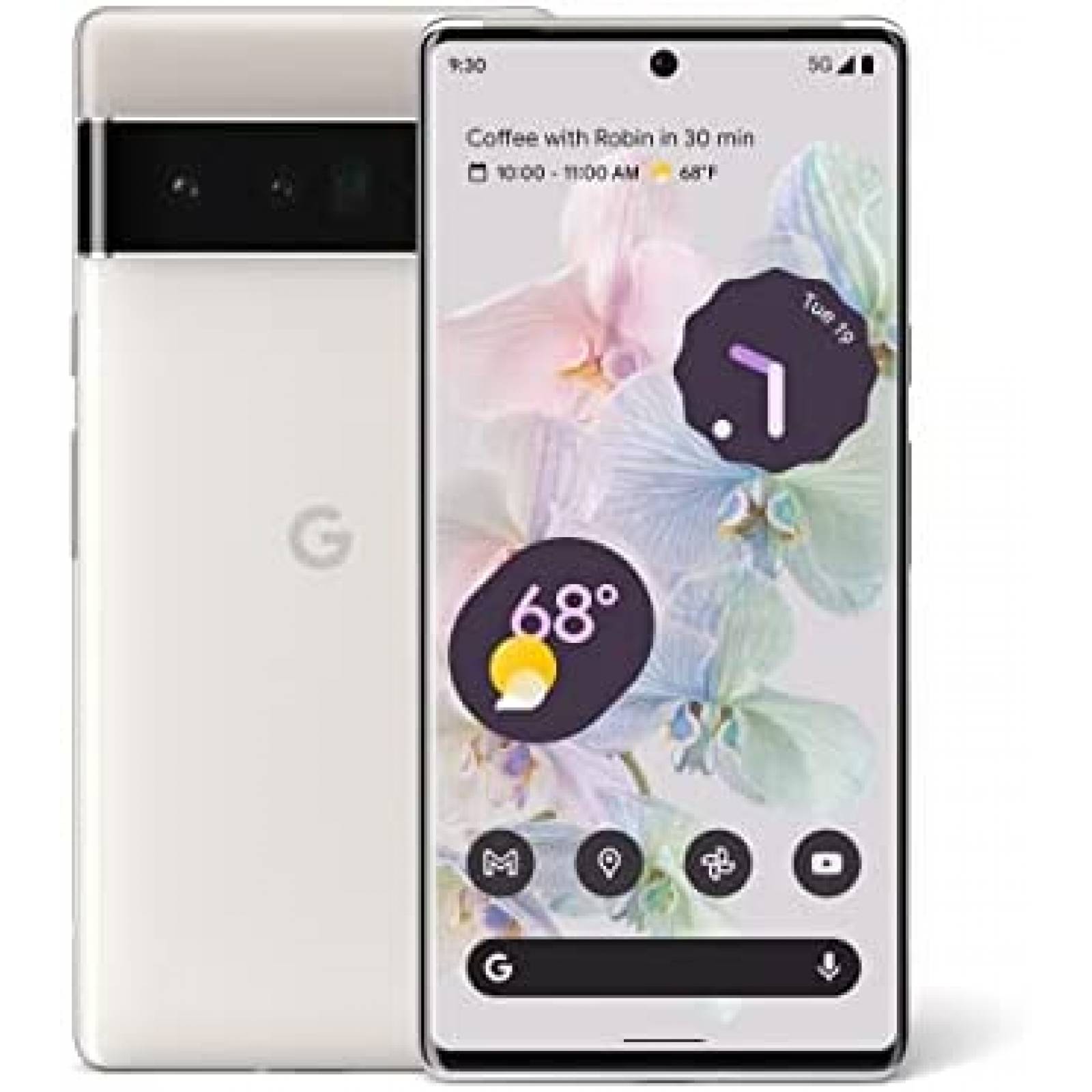 Telefono Google Pixel 6 Pro 5G Desbloqueado 128GB -Blanco