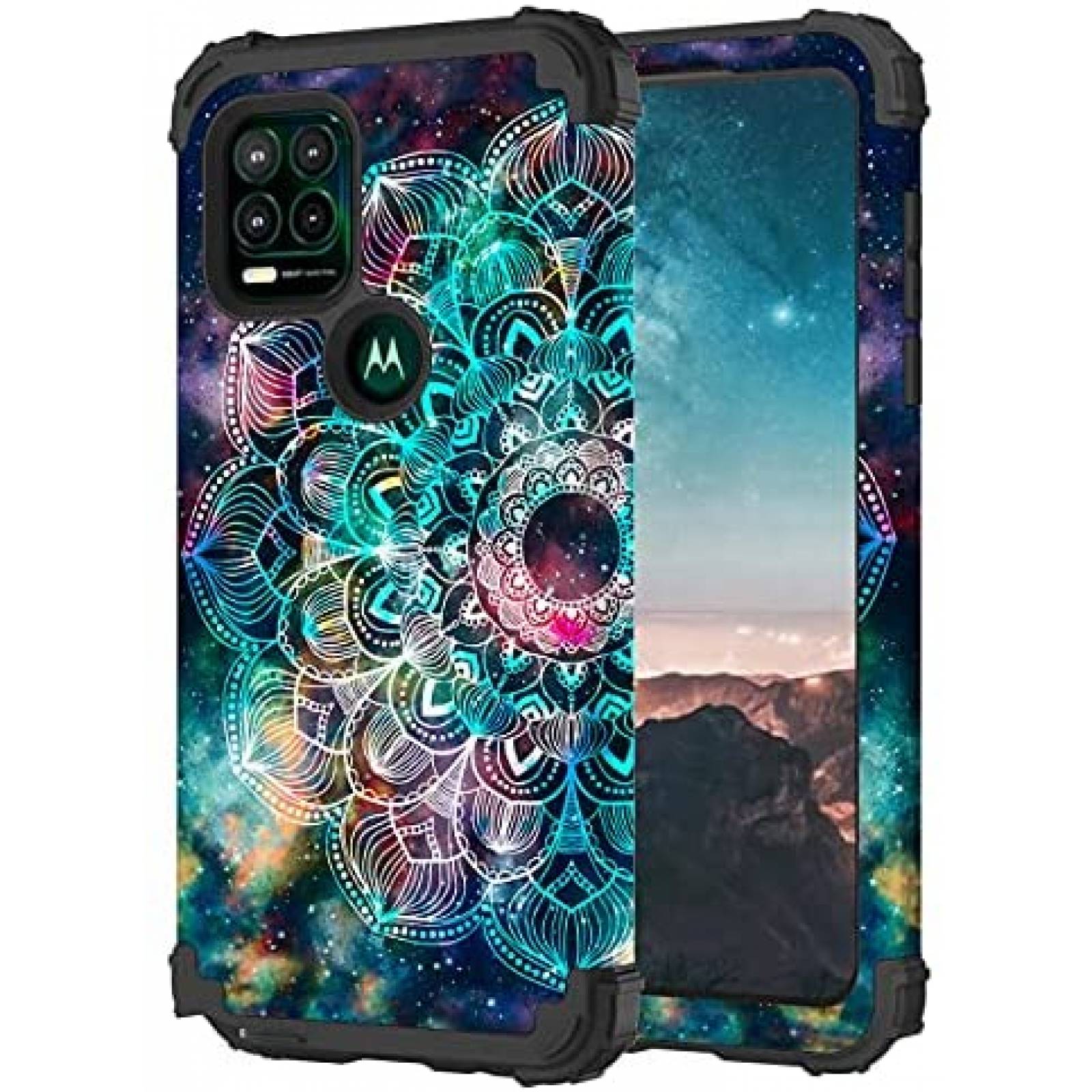 Funda Rigida Hocase para Moto G Stylus 5G -Mandala Galaxia