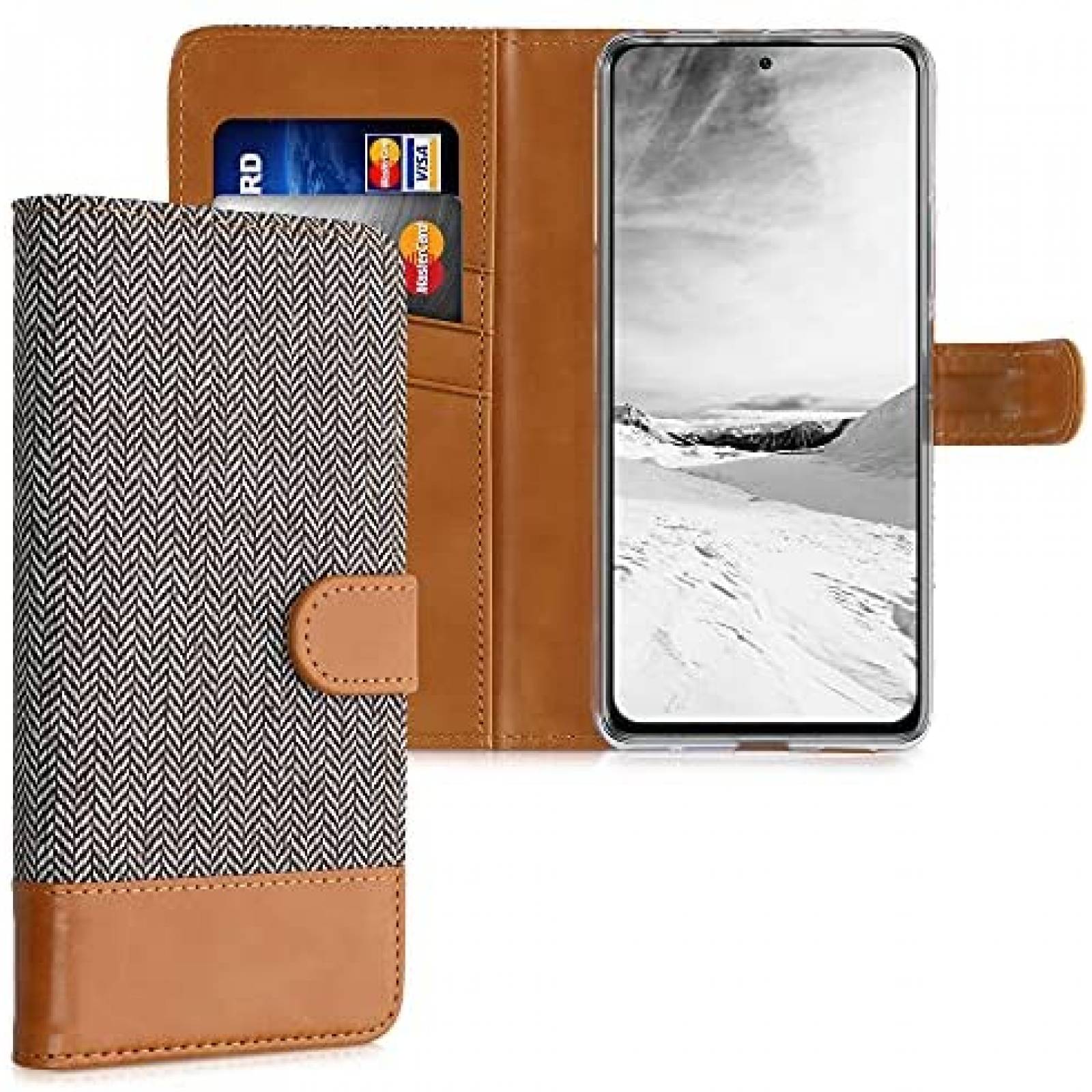 Funda kwmobile para Xiaomi Redmi Note 10 Pro tipo cartera