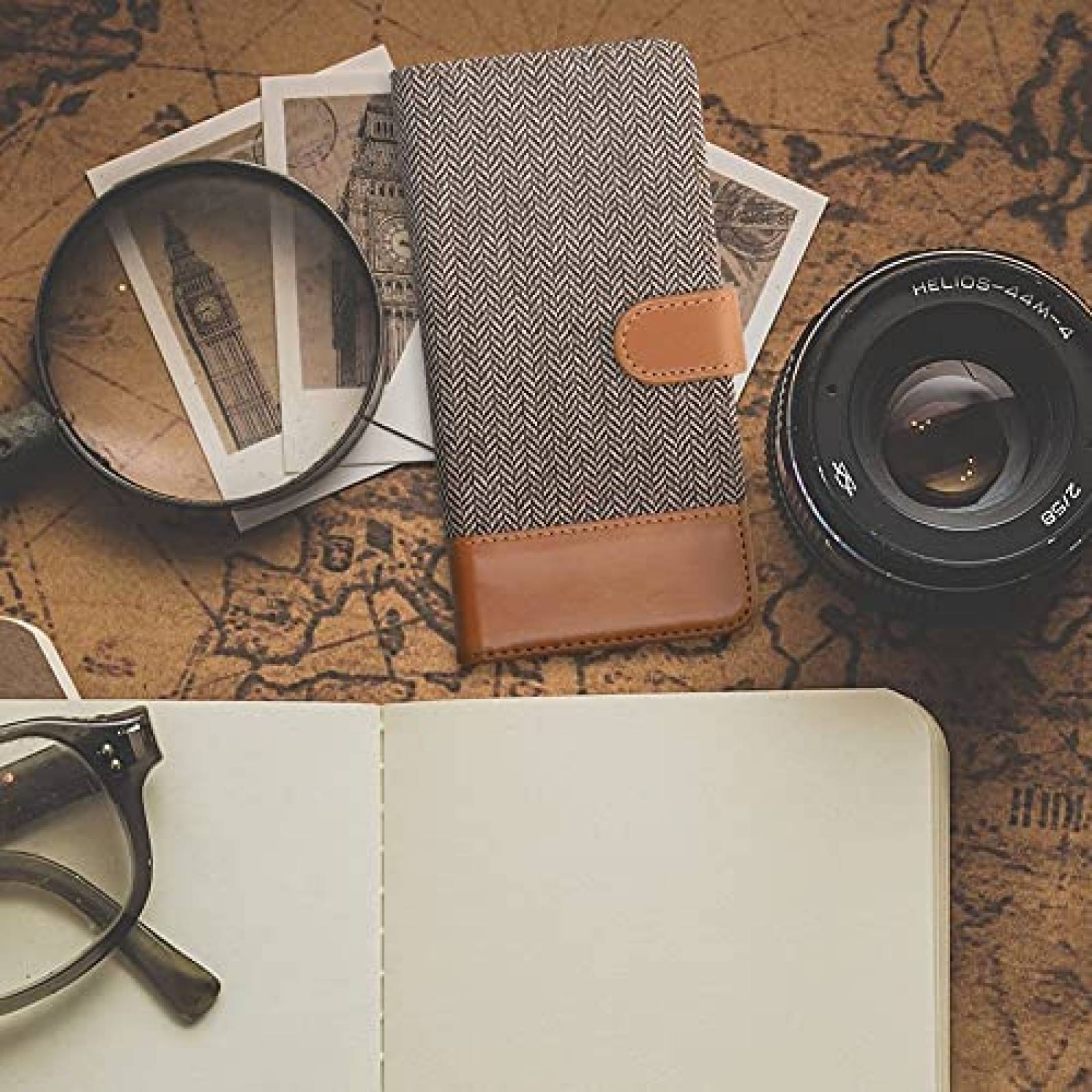 Funda kwmobile para Xiaomi Redmi Note 10 Pro tipo cartera