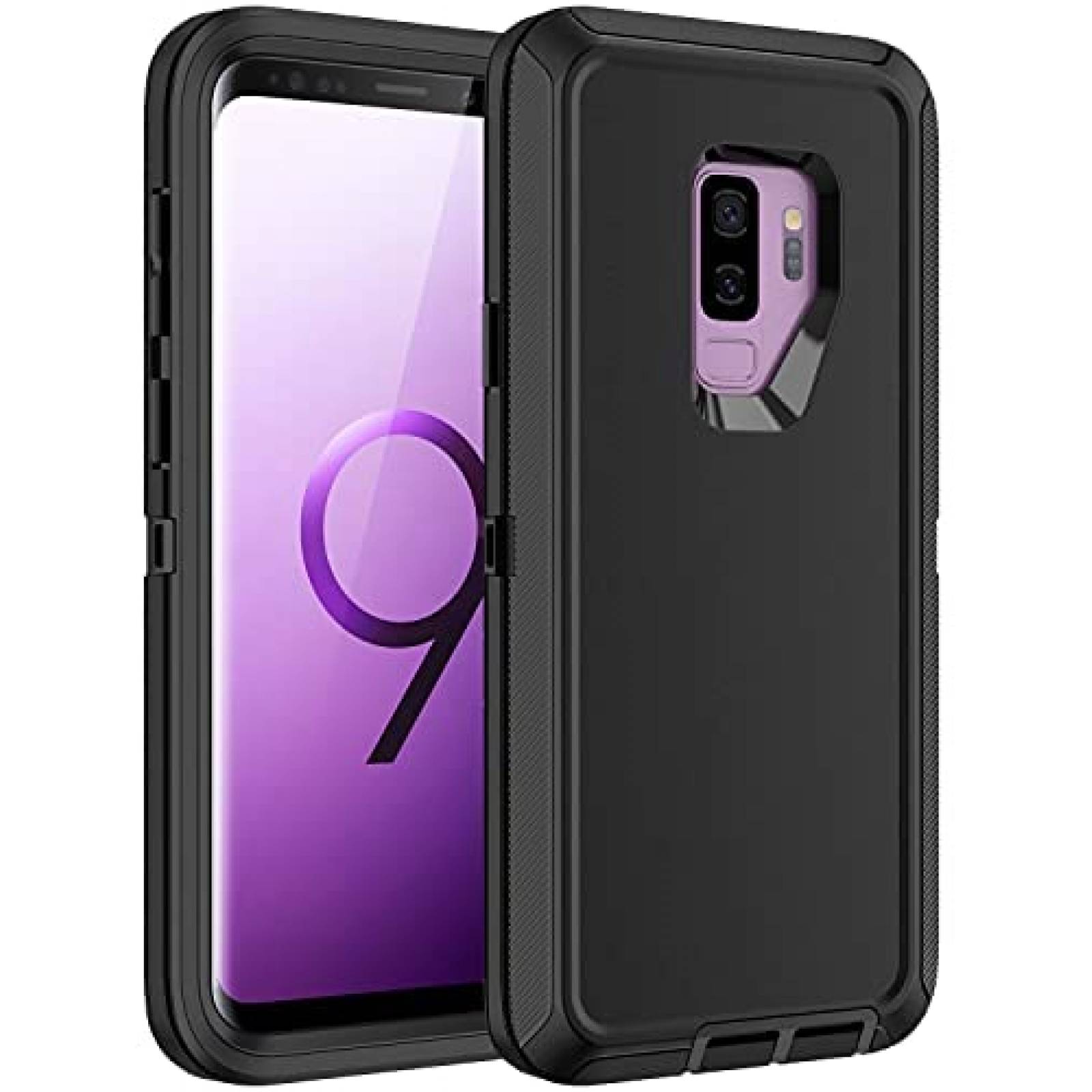 Funda Rigida Mieziba para Samsung Galaxy S9 Plus -Negro
