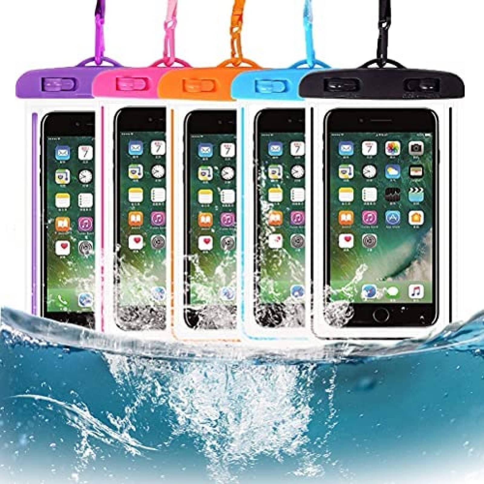 Oem Funda Impermeable Movil Universal Certificado Ipx8 Transparente