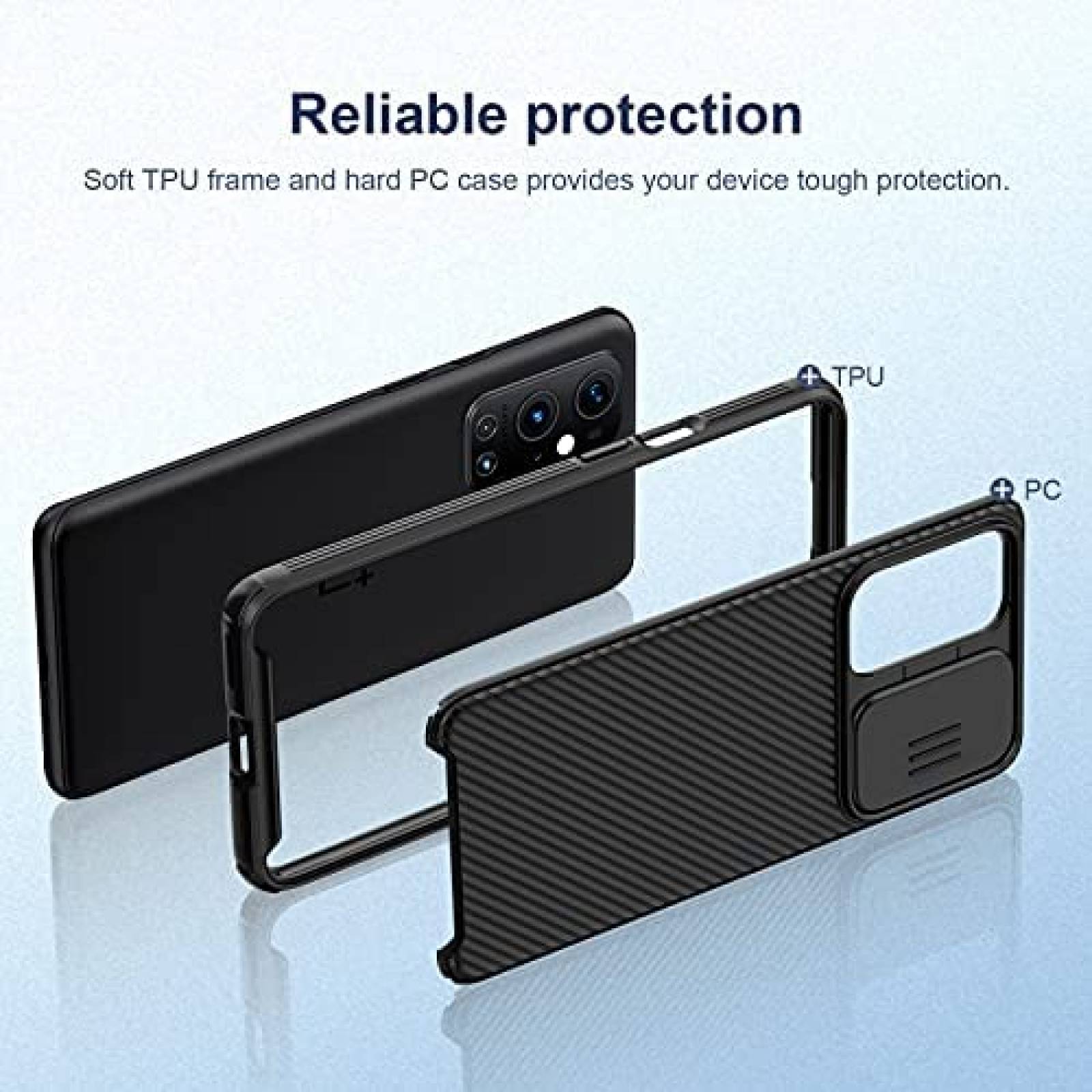 Funda para Celular Nillkin OnePlus 9 Pro c/Tapa para Camara