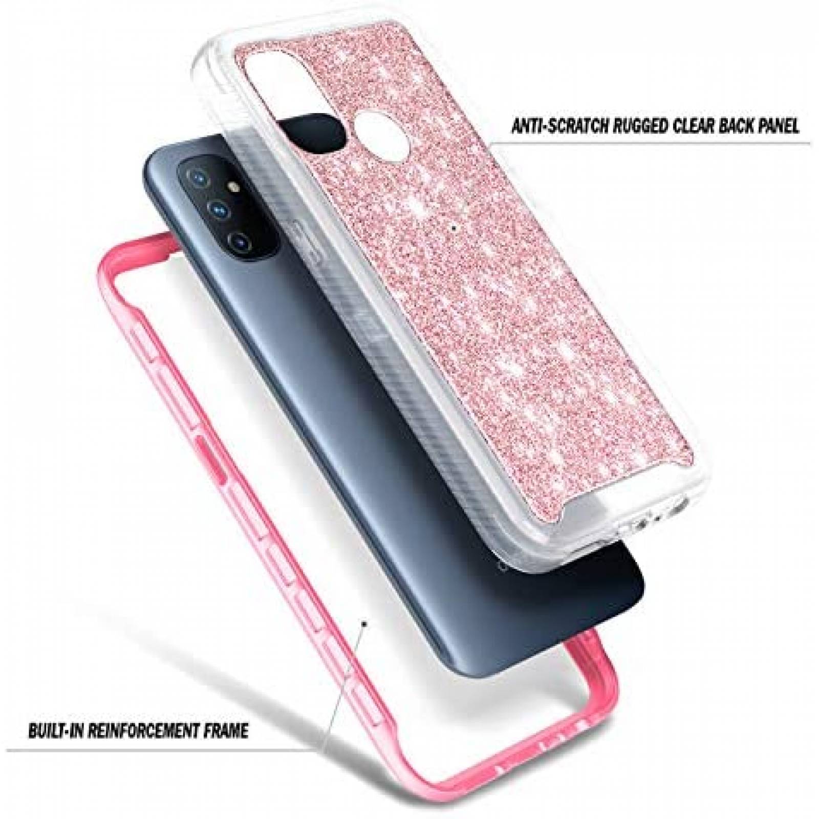 Funda para Celular NZND OnePlus Nord N100 -Brillos Rosa