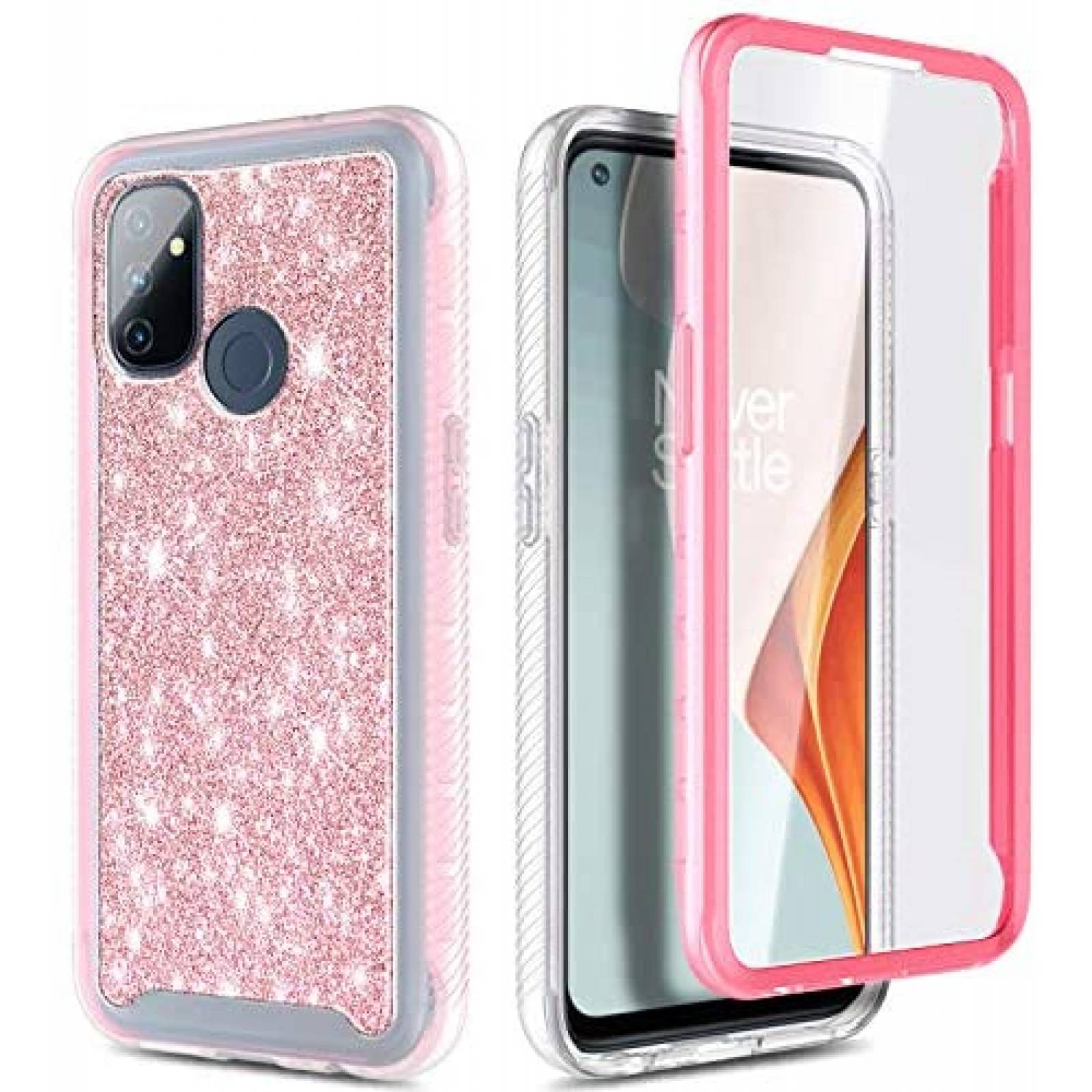Funda para Celular NZND OnePlus Nord N100 -Brillos Rosa