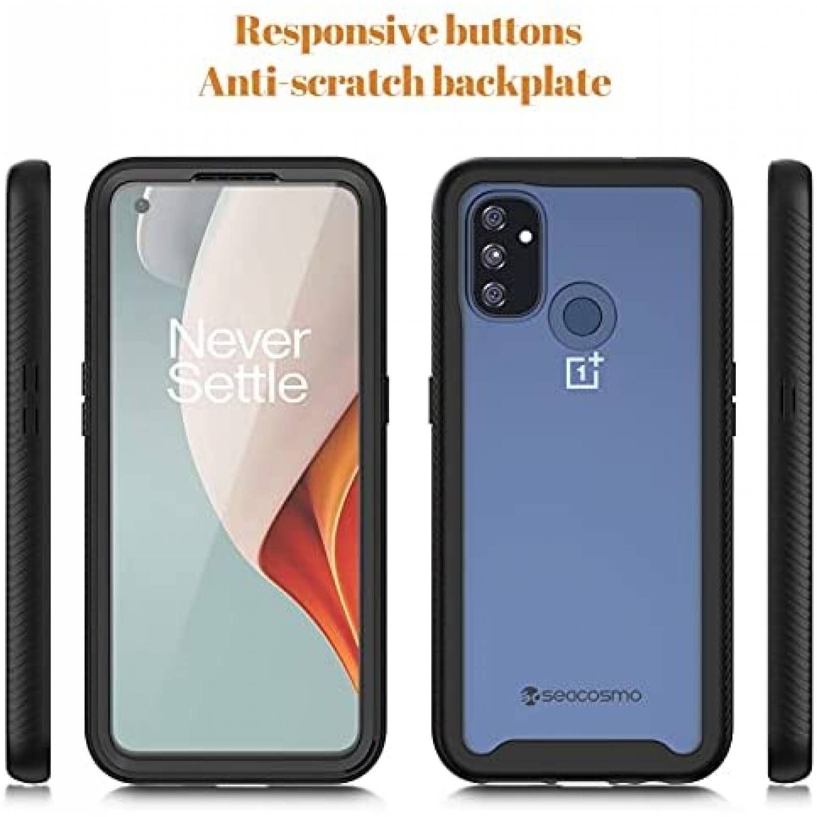 Funda para Celular Seacosmo Oneplus Nord N100 -Negro