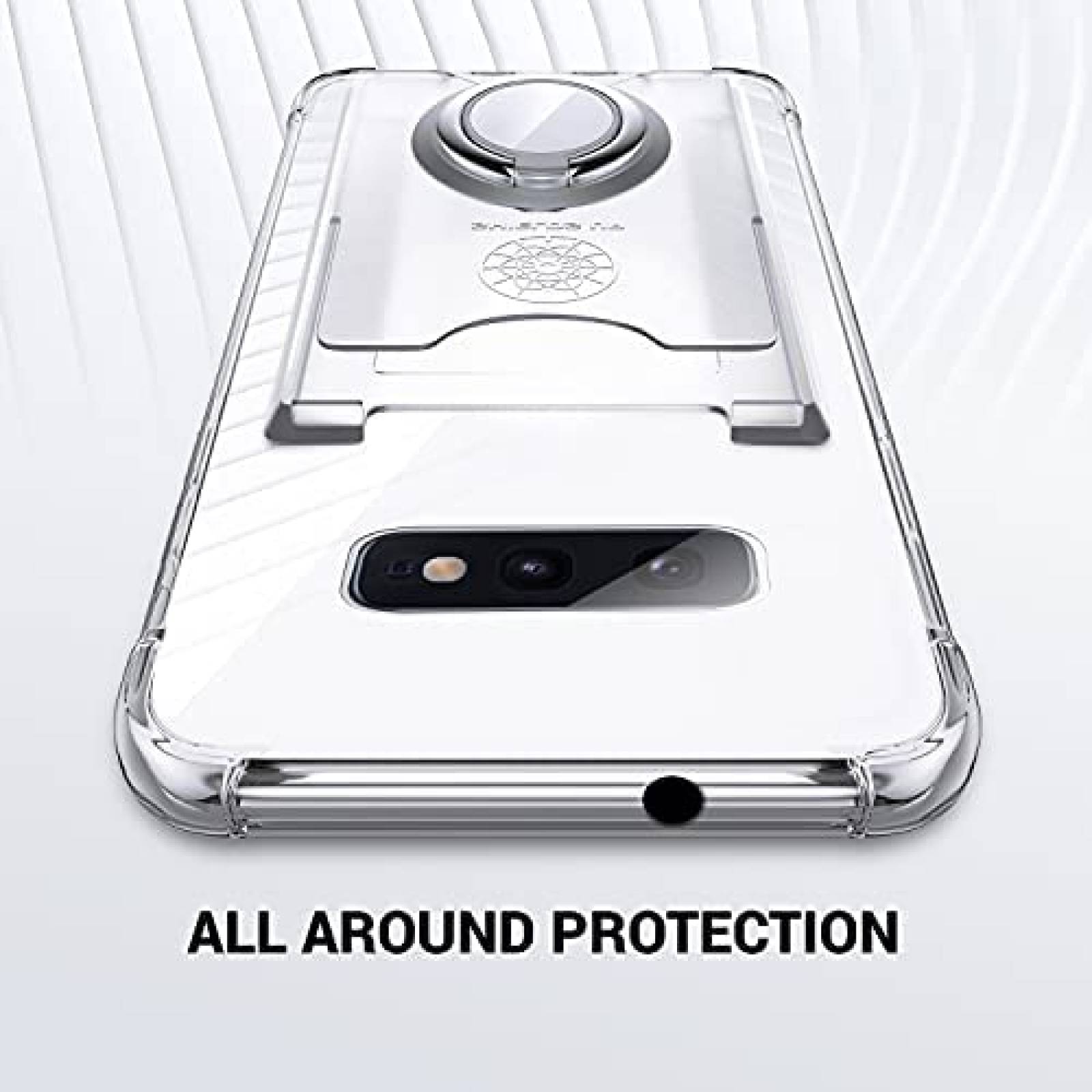 Funda con Anillo Shields Up para Galaxy S10E -Transparente
