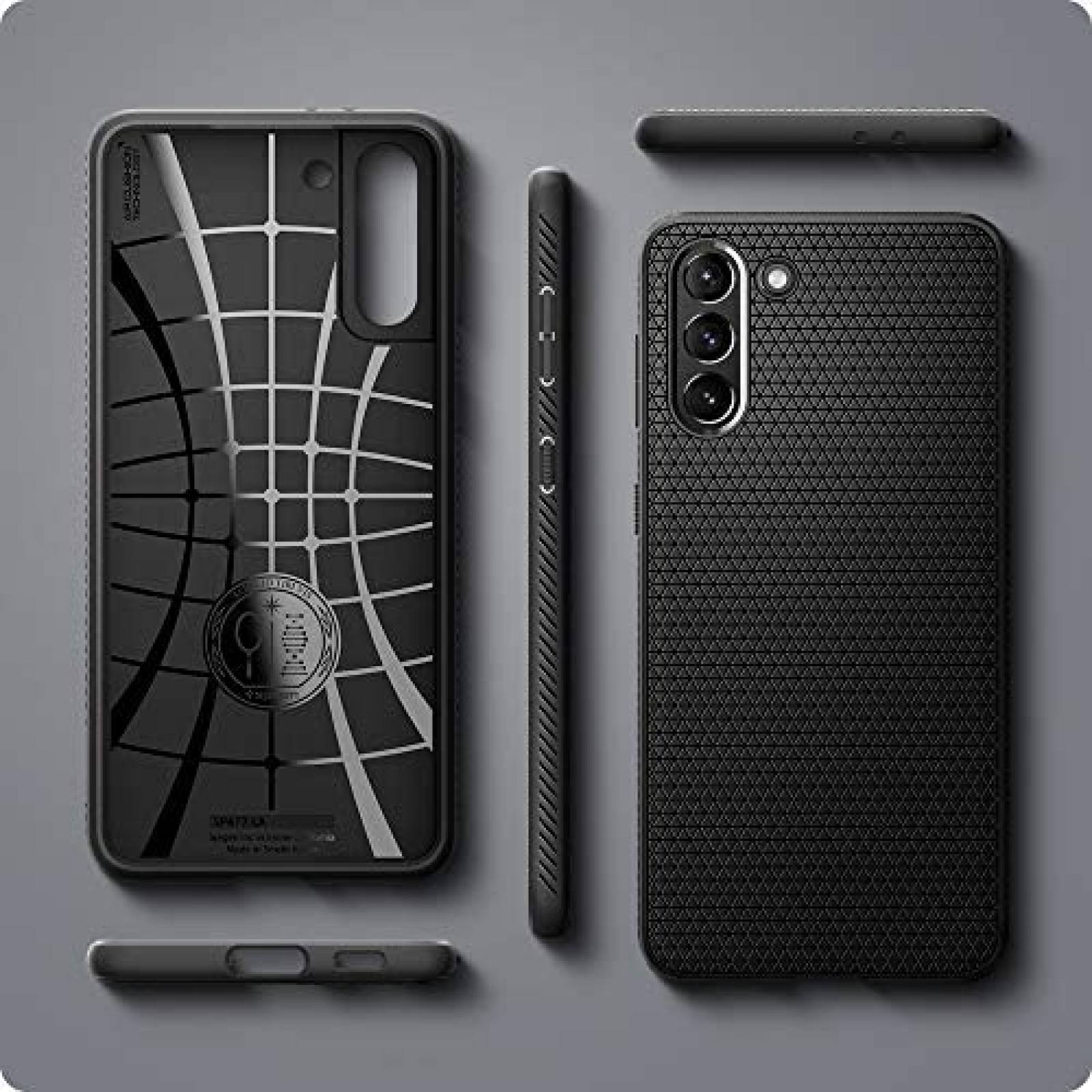 Funda Spigen Liquid Air Armor para Galaxy S21 Plus -Negro