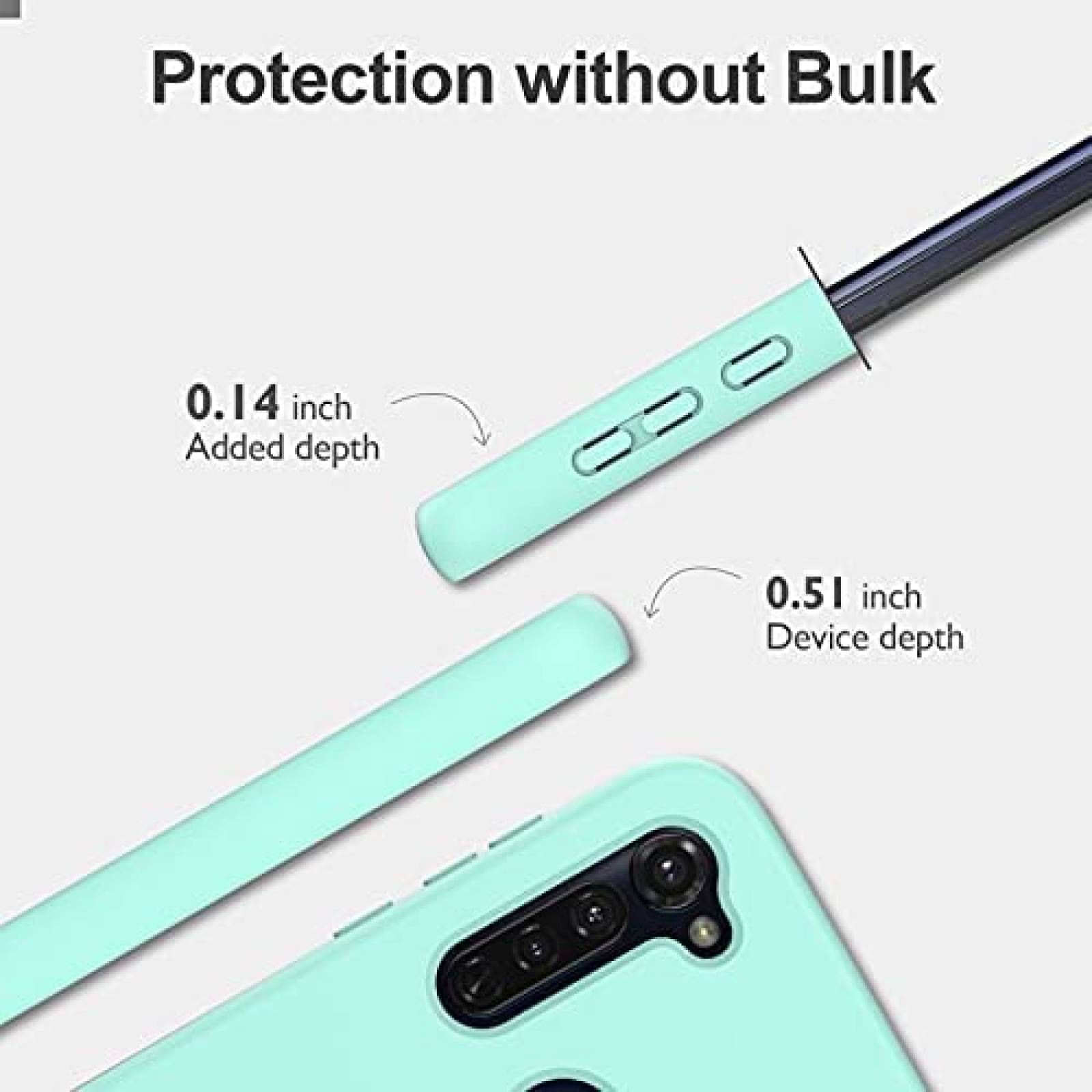 Funda Rigida UNPEY para Motorola Moto G Stylus -Celeste