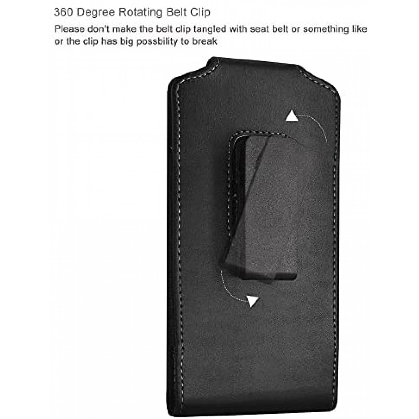 Funda Clip-On YHENCY para Galaxy S21 S20 Ultra Note -Negro