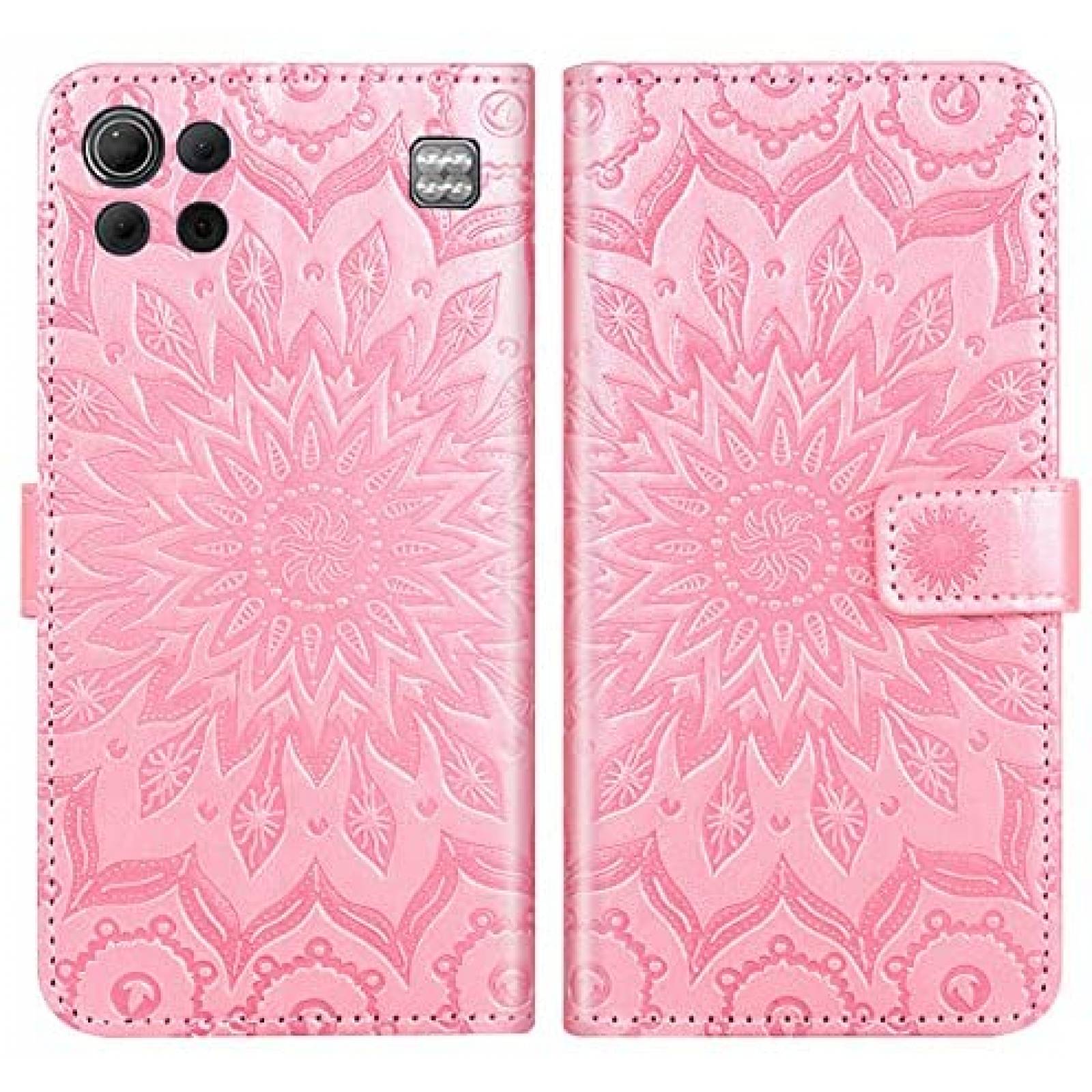 Funda Flip Asuwish para LG K92 5G/K92 -Rosa Dorado