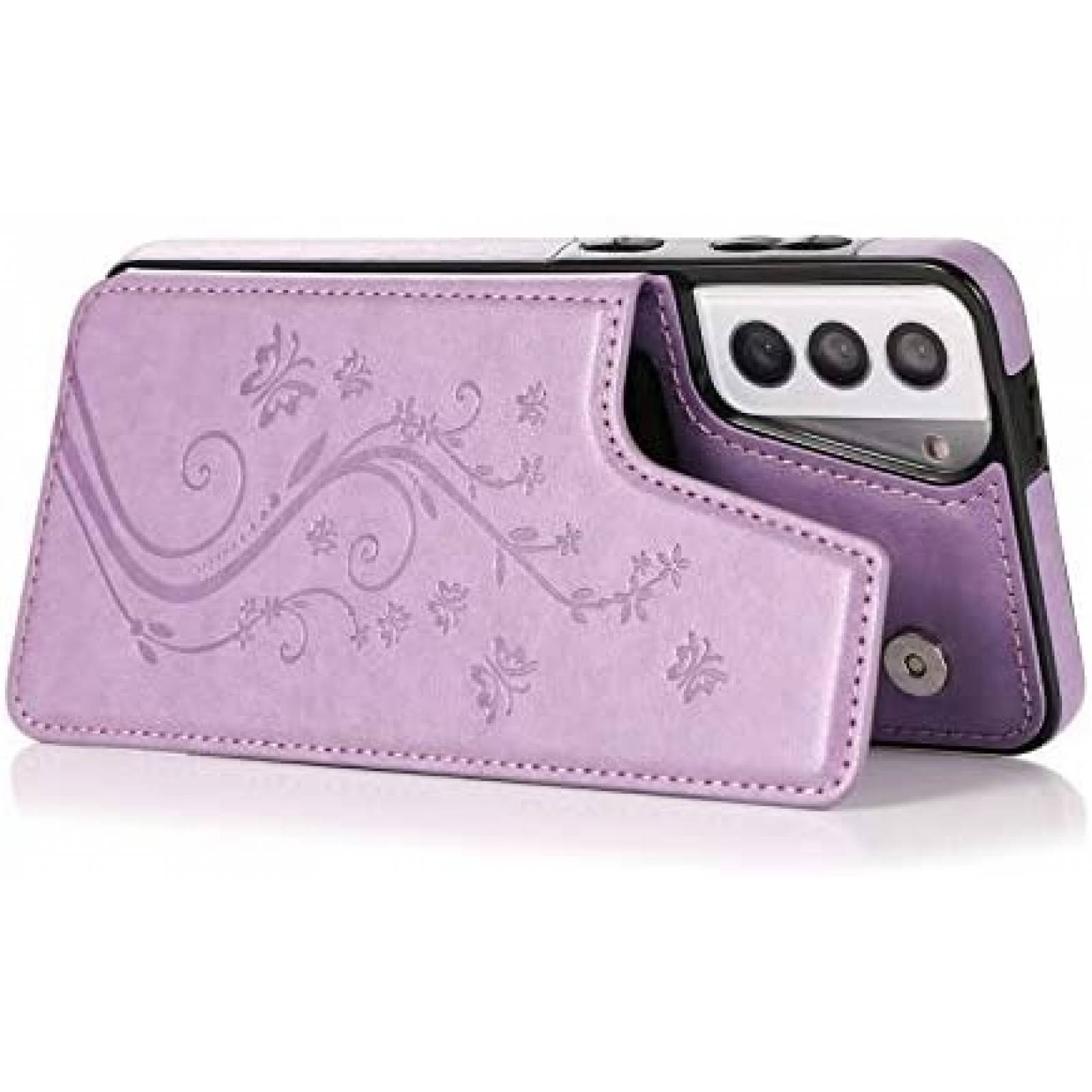 Funda Asuwish Compatible Con Galaxy S21 Plus -Morado
