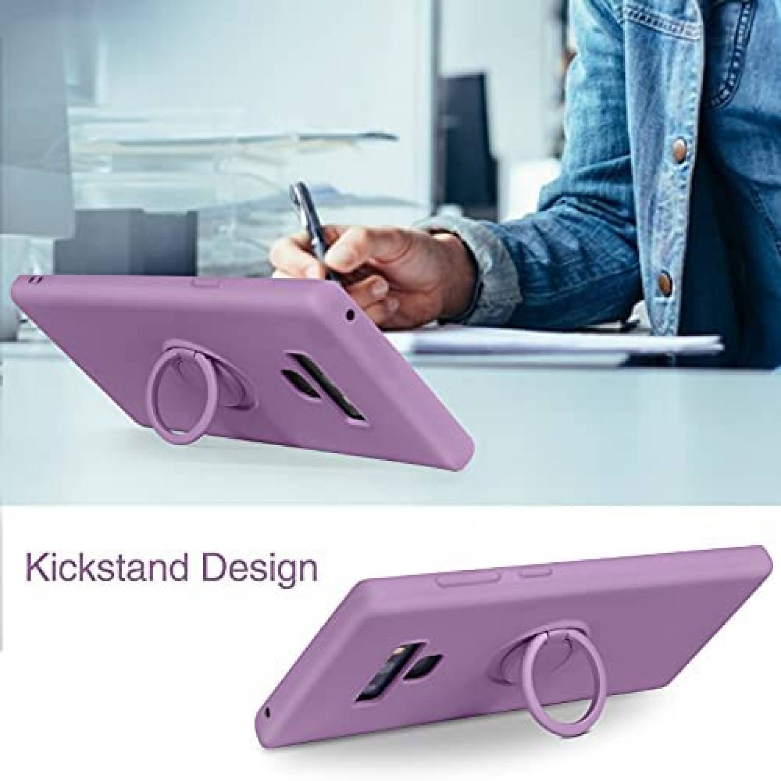 Funda BENTOBEN Compatible Con Galaxy Note 9 6.4'' -Morado