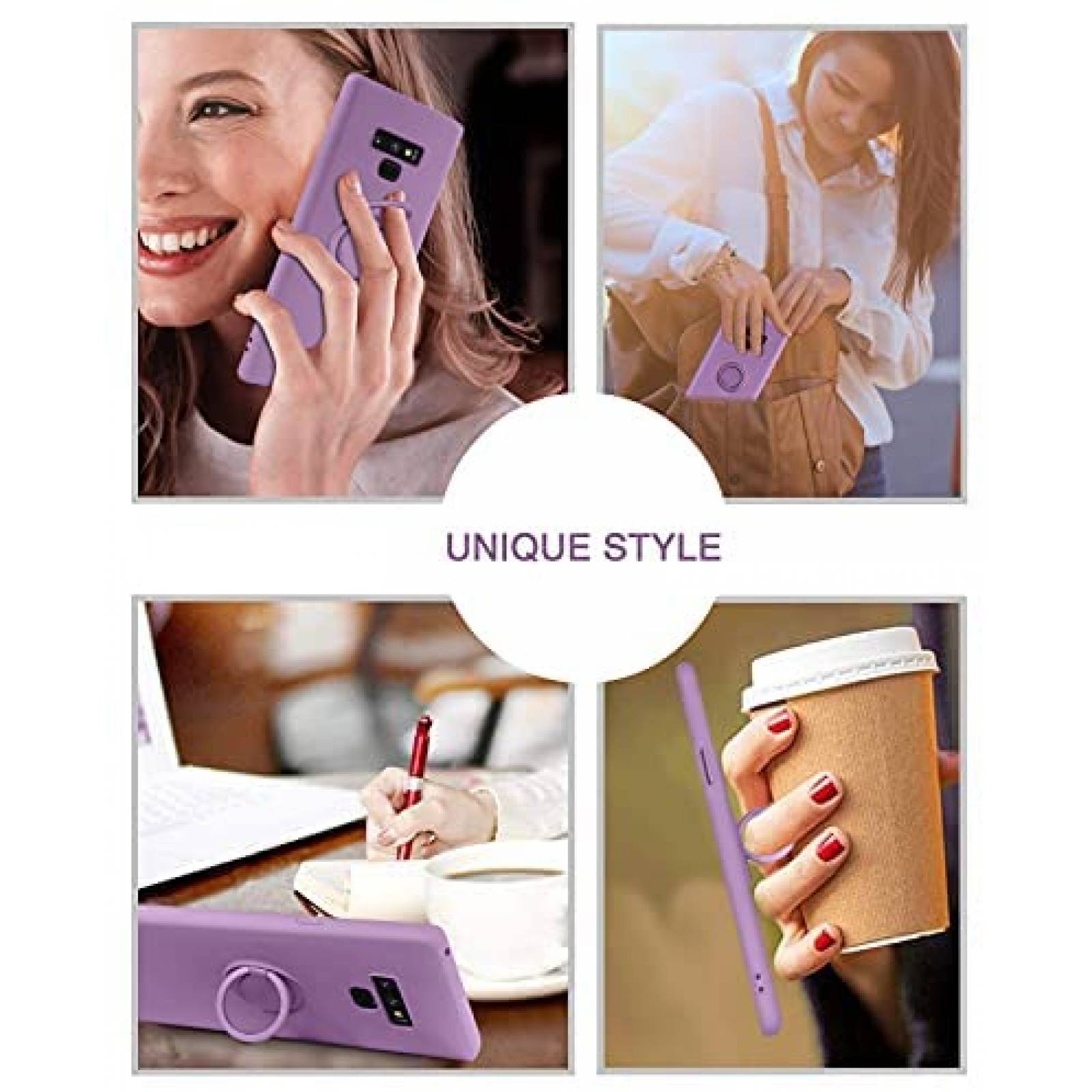 Funda BENTOBEN Compatible Con Galaxy Note 9 6.4'' -Morado