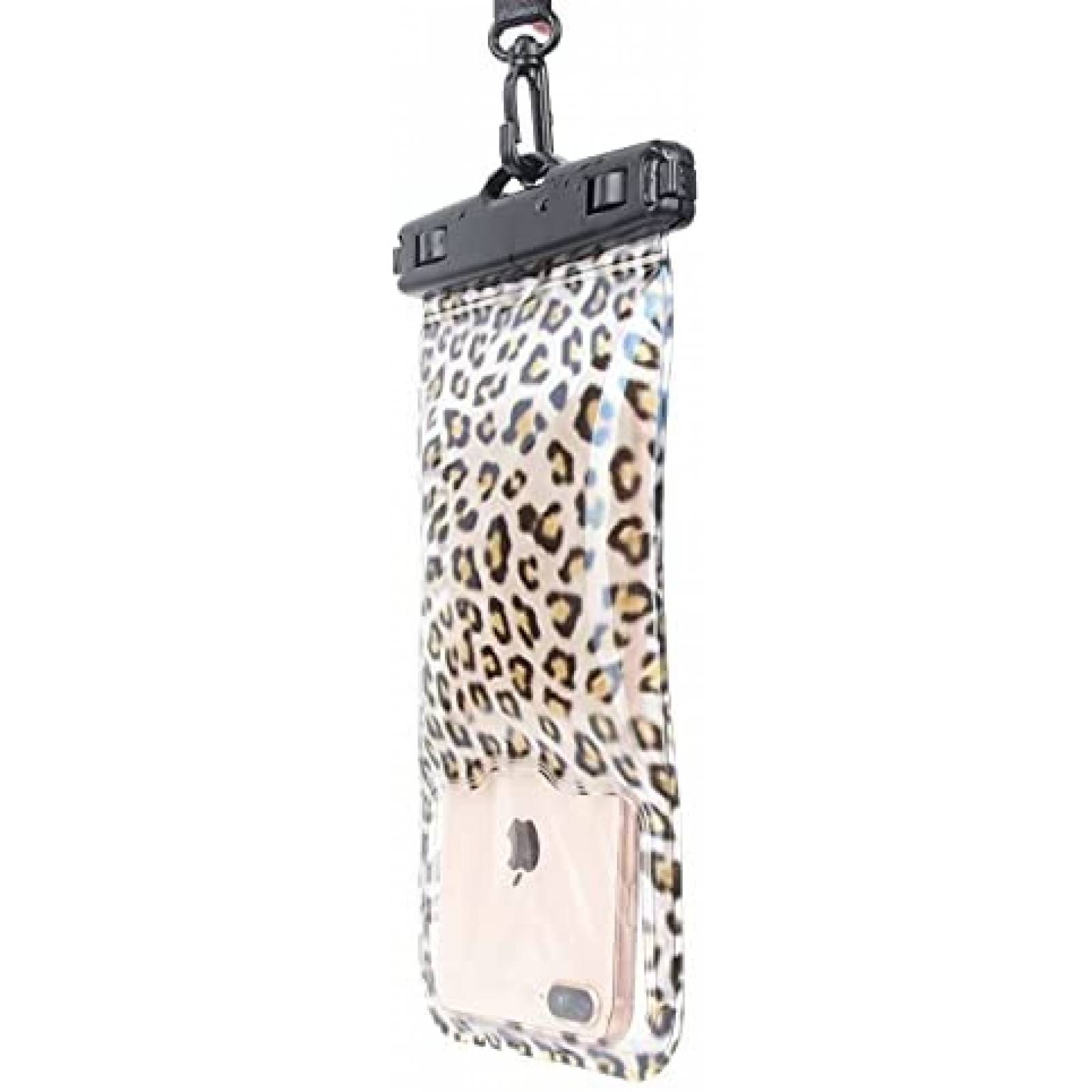 Bolsa Impermeable Bersiler para Celular de 7'' -Leopardo