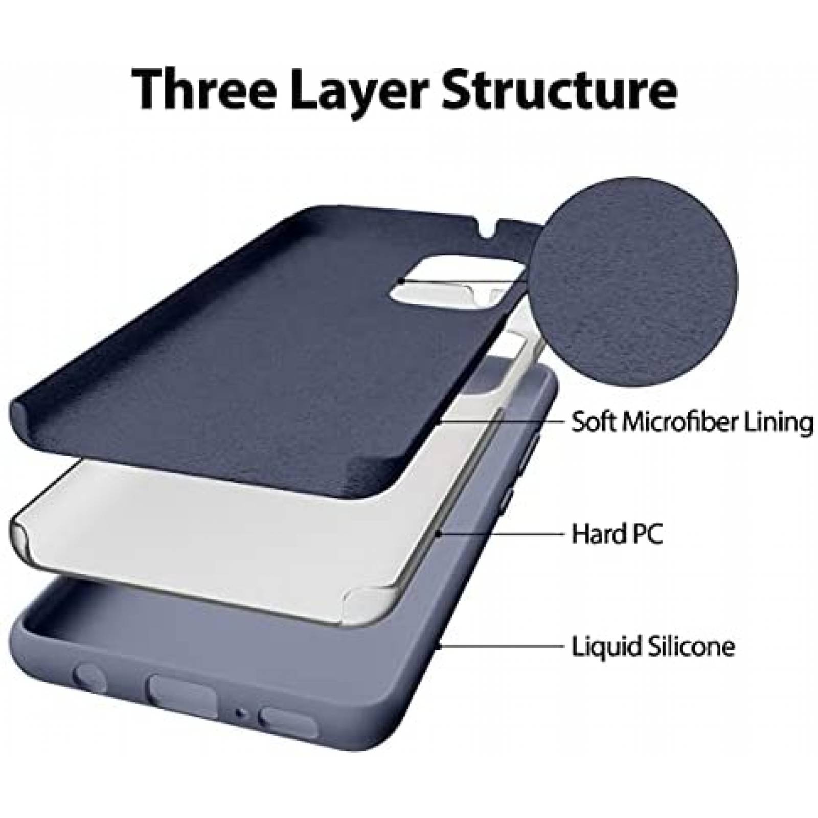 Funda Goospery Compatible Con Galaxy A42 5G -Lavanda