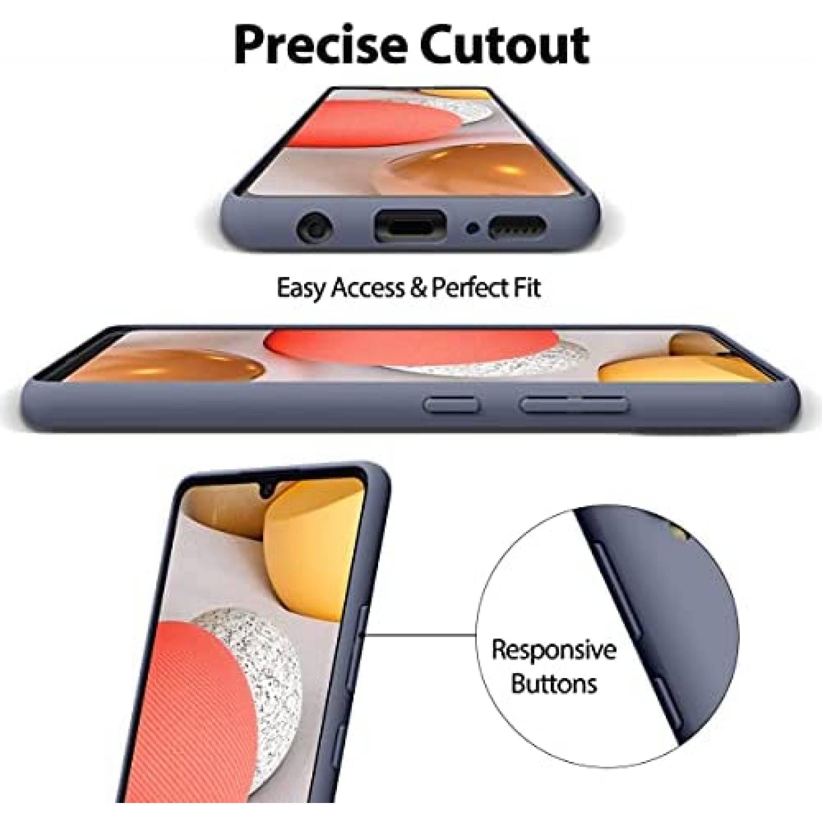 Funda Goospery Compatible Con Galaxy A42 5G -Lavanda