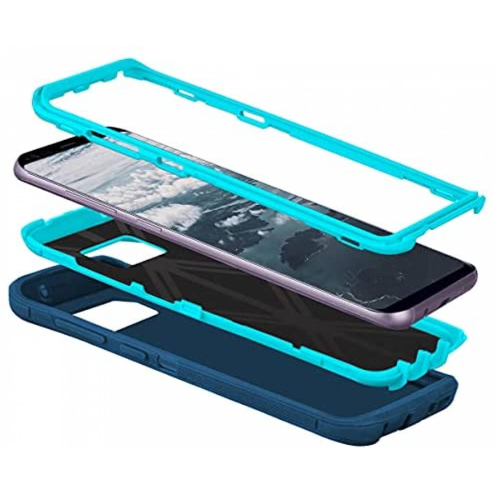 Funda Rigida I-HONVA para Samsung Galaxy S8 Plus -Azul