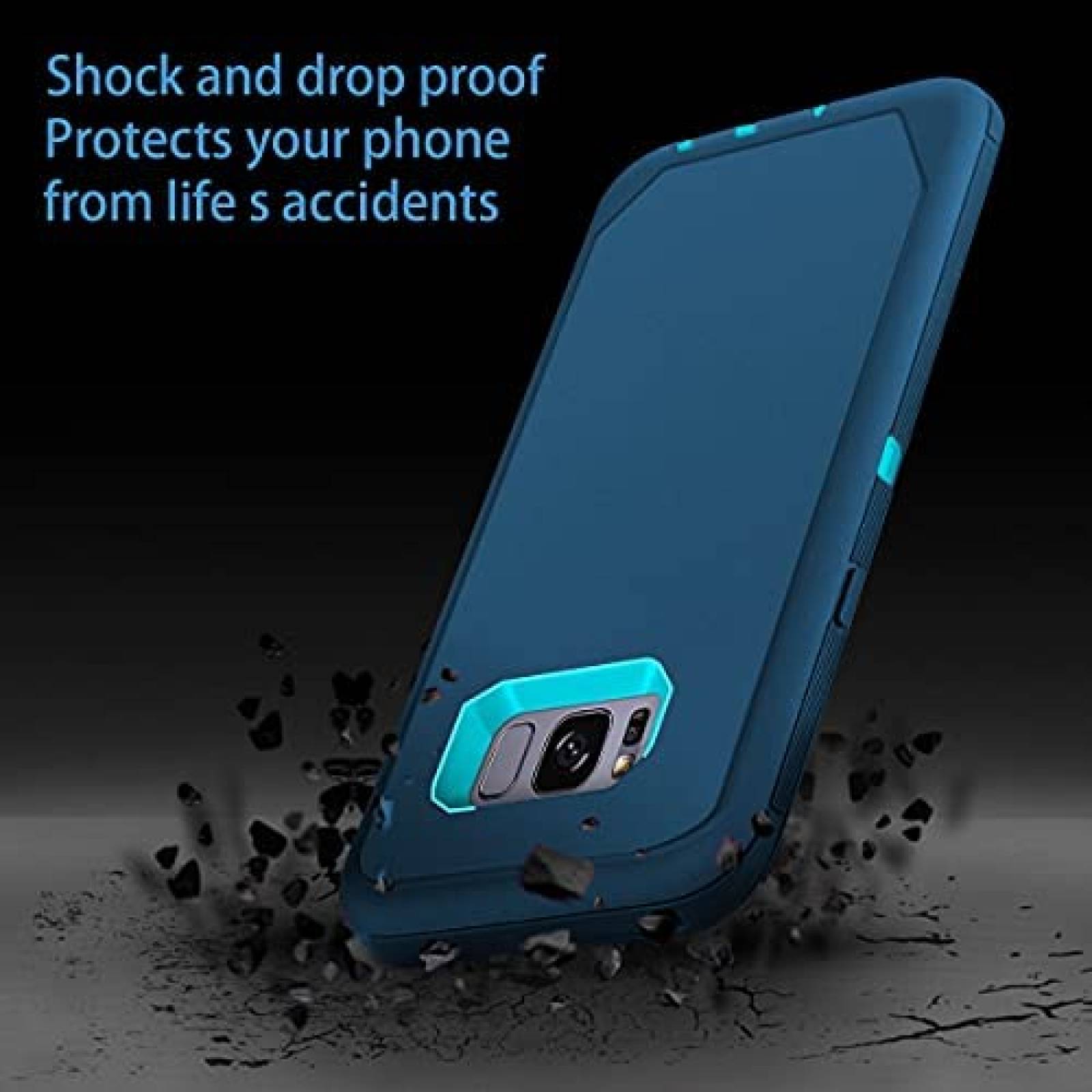 Funda Rigida I-HONVA para Samsung Galaxy S8 Plus -Azul