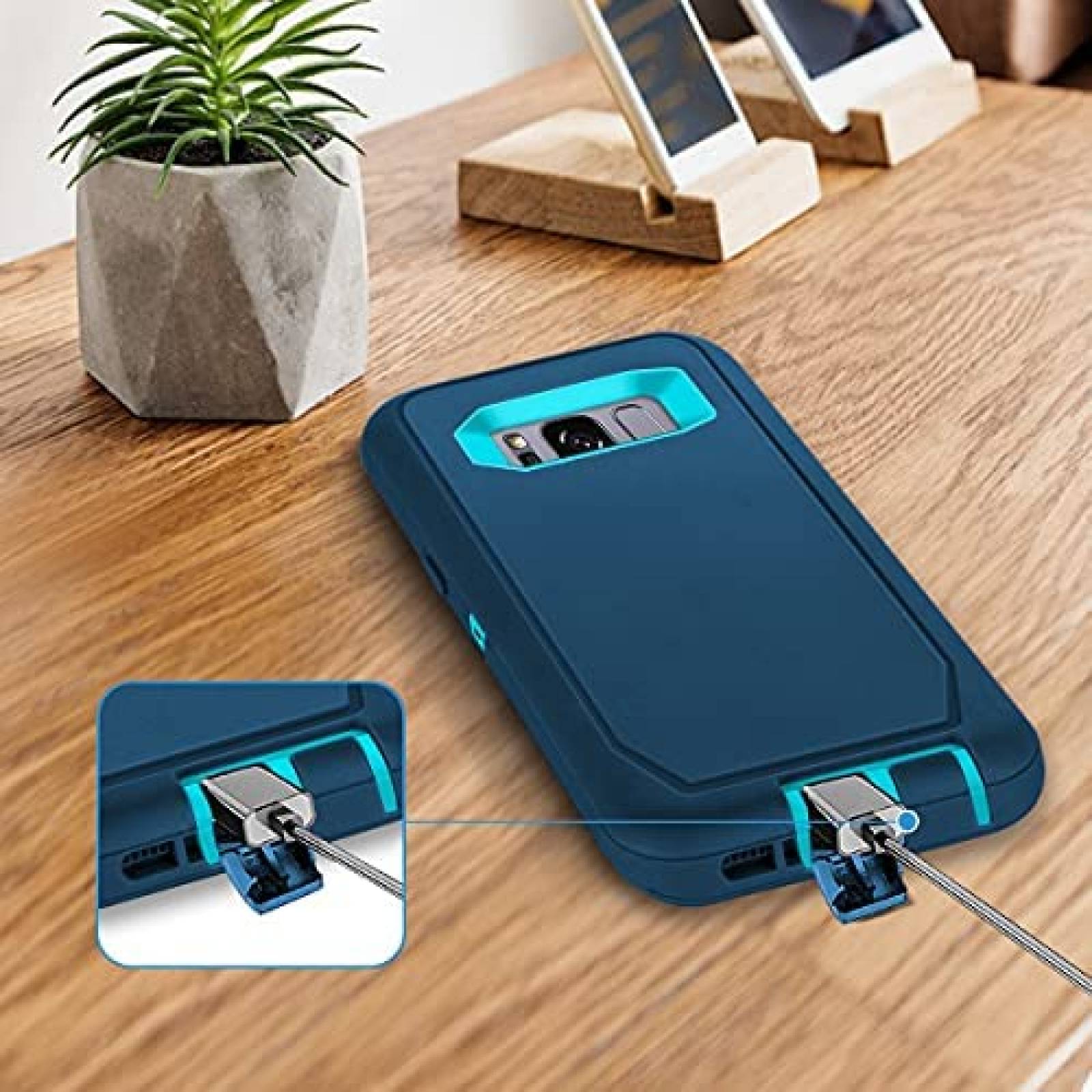 Funda Rigida I-HONVA para Samsung Galaxy S8 Plus -Azul